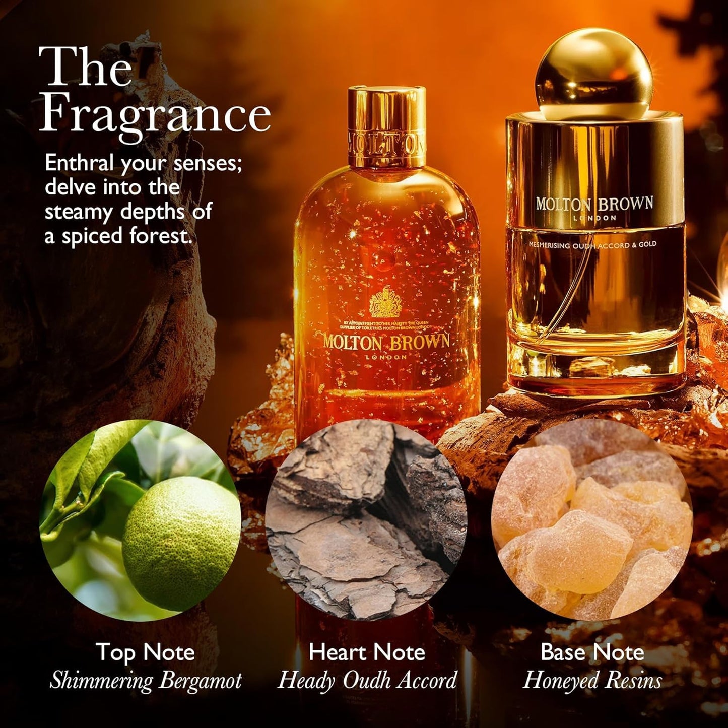 Molton Brown Oudh Accord & Gold Liquid Hand Wash - 10 fl. oz. Luxe Cleanser