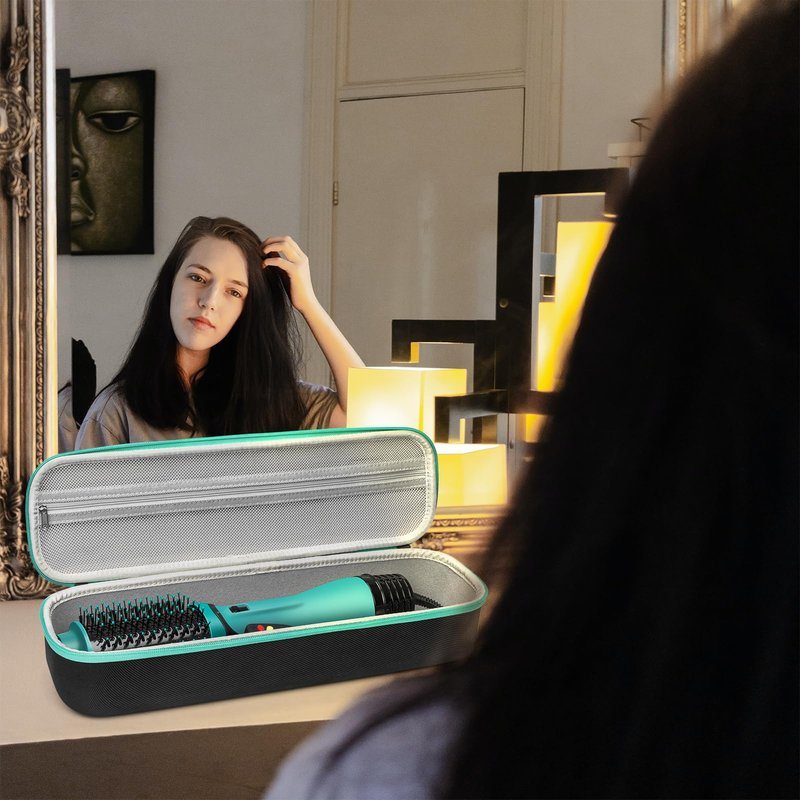 Case for Revlon One Step Volumizer Plus Hair Dryer and Styler, Hard Travel Case for Revlon One Step Volumizer Plus 2.0 Hair Dryer Brush HAIR Le Volume 2-in-1 Titanium Blow Dryer Brush Storage Bag