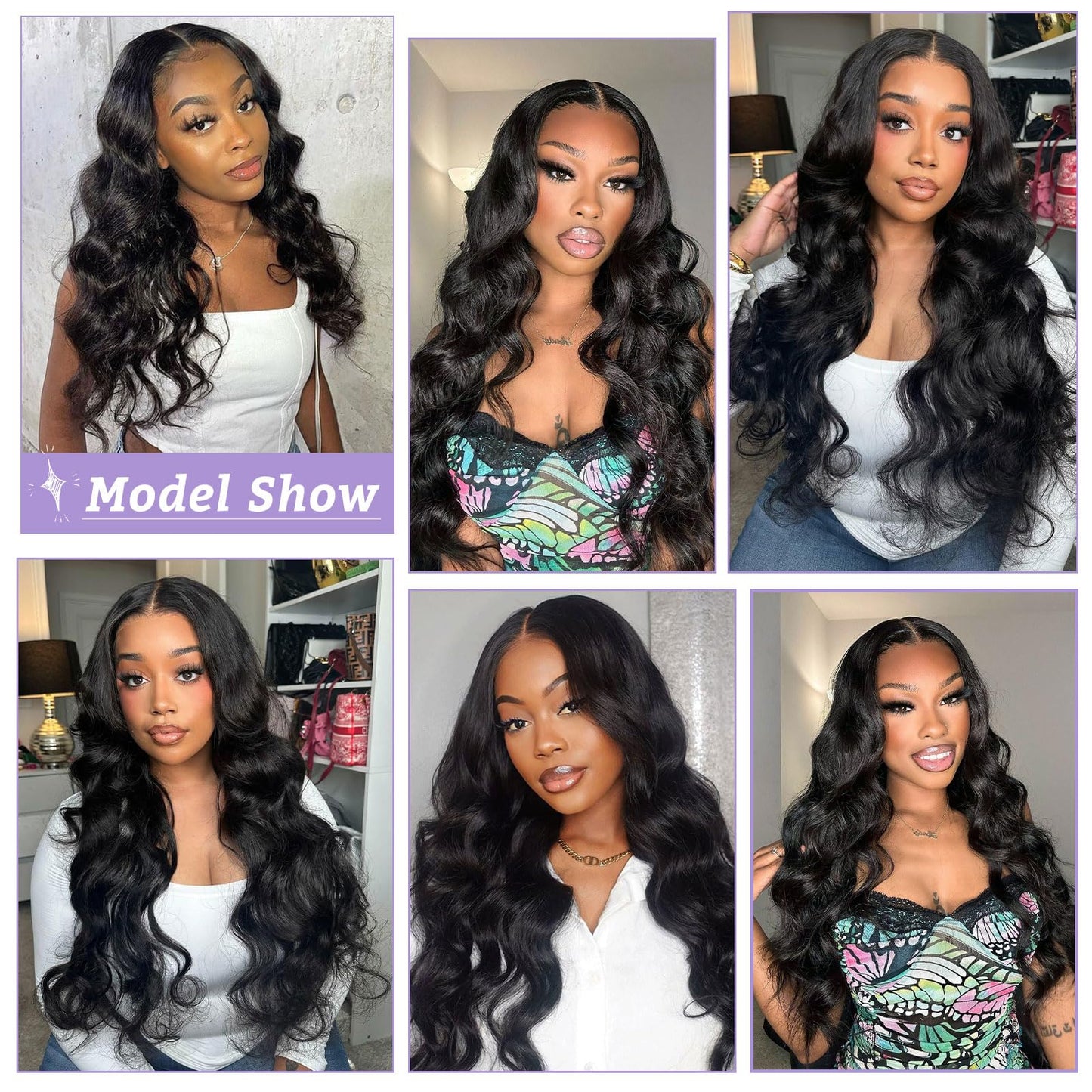 DSEKCAIN Transparent HD Lace Closure Human Hair 5x5 2x6 HD Lace Closure Human Hair Straight Body Wave Deep Wave 5x5 Lace Closure Raw Virgin Human Hair Pre Plucked Natural Black 1B Color Free Part