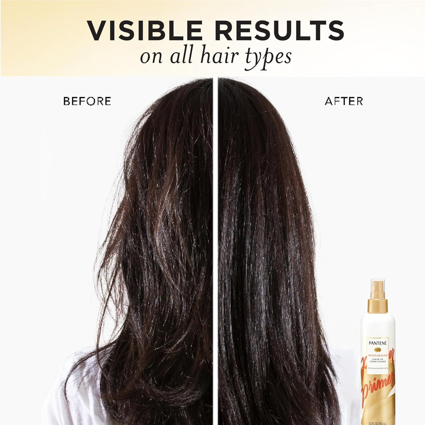 Pantene Conditioning Detangler Spray - Pro-V Repair & Protect, Antioxidant Enriched Leave-In Conditioner | 8.5 Fl Oz, 3 Pack