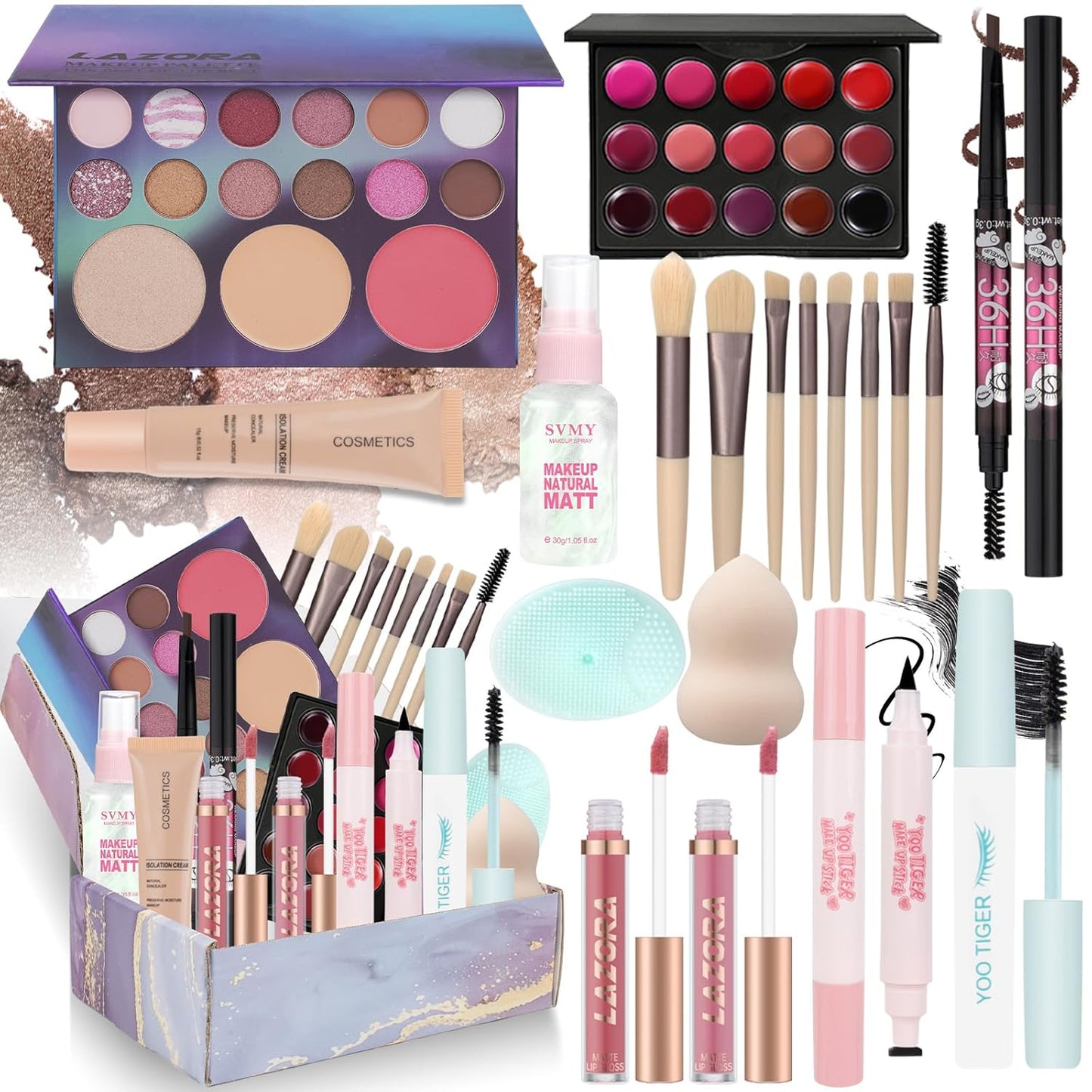 Makeup Kit for Teens & Women - Complete Makeup Set with Essential Tools | Perfect Gift for Beginners