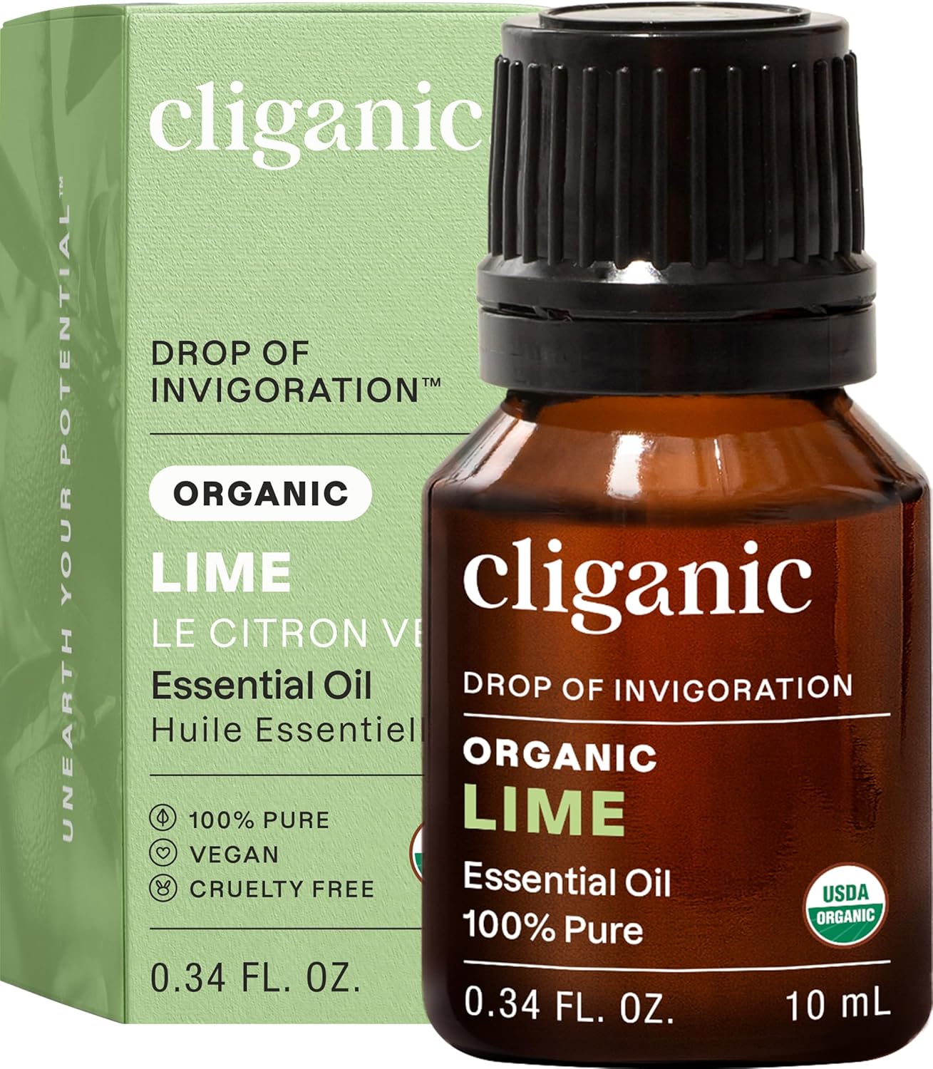 Cliganic Organic Lavender Essential Oil - 100% Pure Aromatherapy Oil | Non-GMO, 15ml