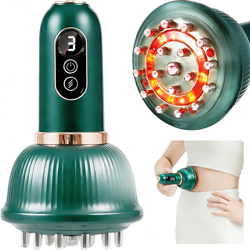 DiDEER Lymphatic Drainage Massager & Anti Cellulite Massage Tool, for Legs, Arms & Belly, Body,Helps Reduce Stretch Marks & Cellulite,With Microcurrent, Light Heat & Vibration - Body Sculpting Machine