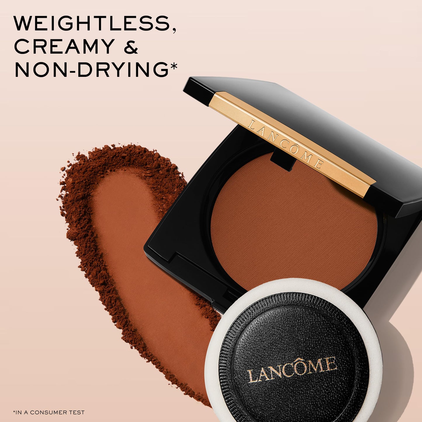 Lancôme Dual Finish Powder Foundation - Natural Finish, Sheer-to-Full Coverage, Longwear Powder Foundation, Controls Shine - 230 Ecru II Warm