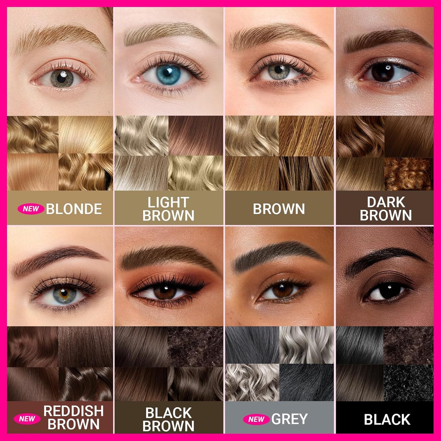 iMethod Curved Eyebrow Pen - Dual-Ended Microblading Pencil for Natural Hair-Like Brows | Dark Brown, All-Day Wear