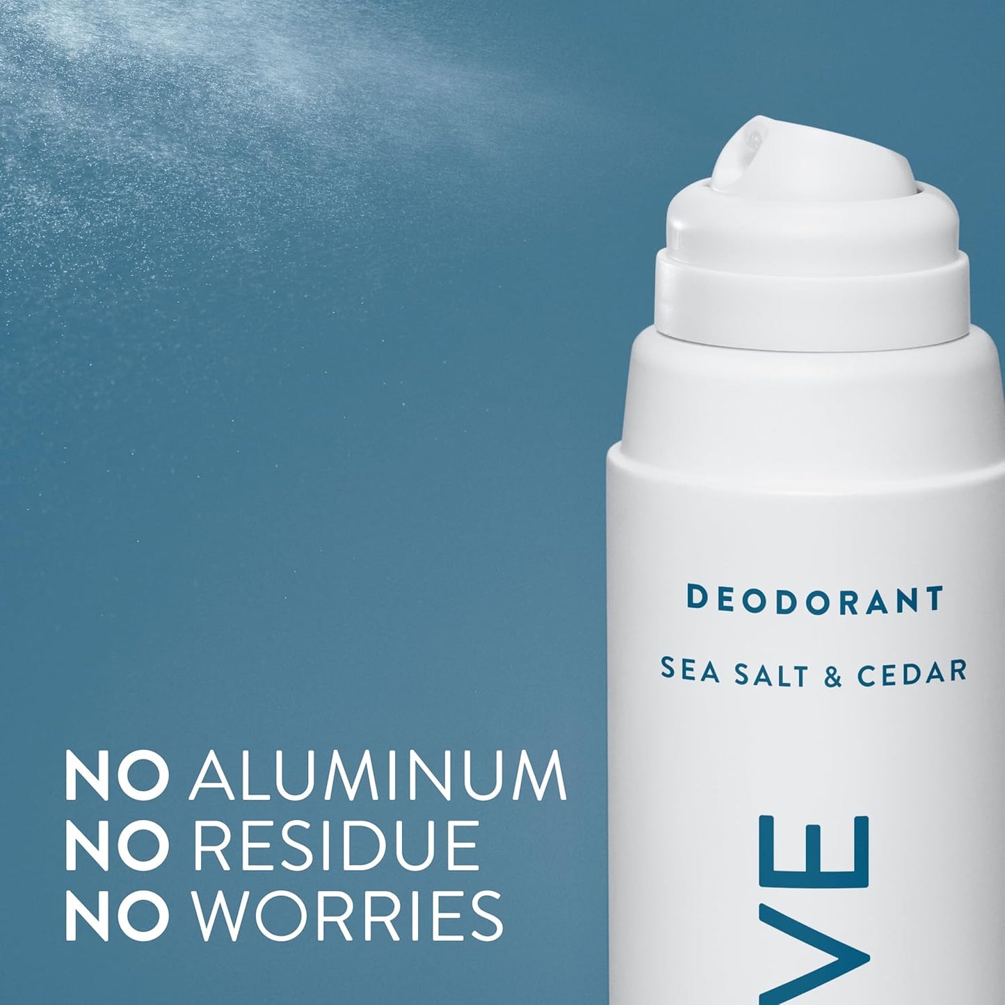 Native Deodorant & Body Spray - Sea Salt & Cedar | 72-Hour Odor Protection, Aluminum-Free, Quick Drying, 3.5 oz