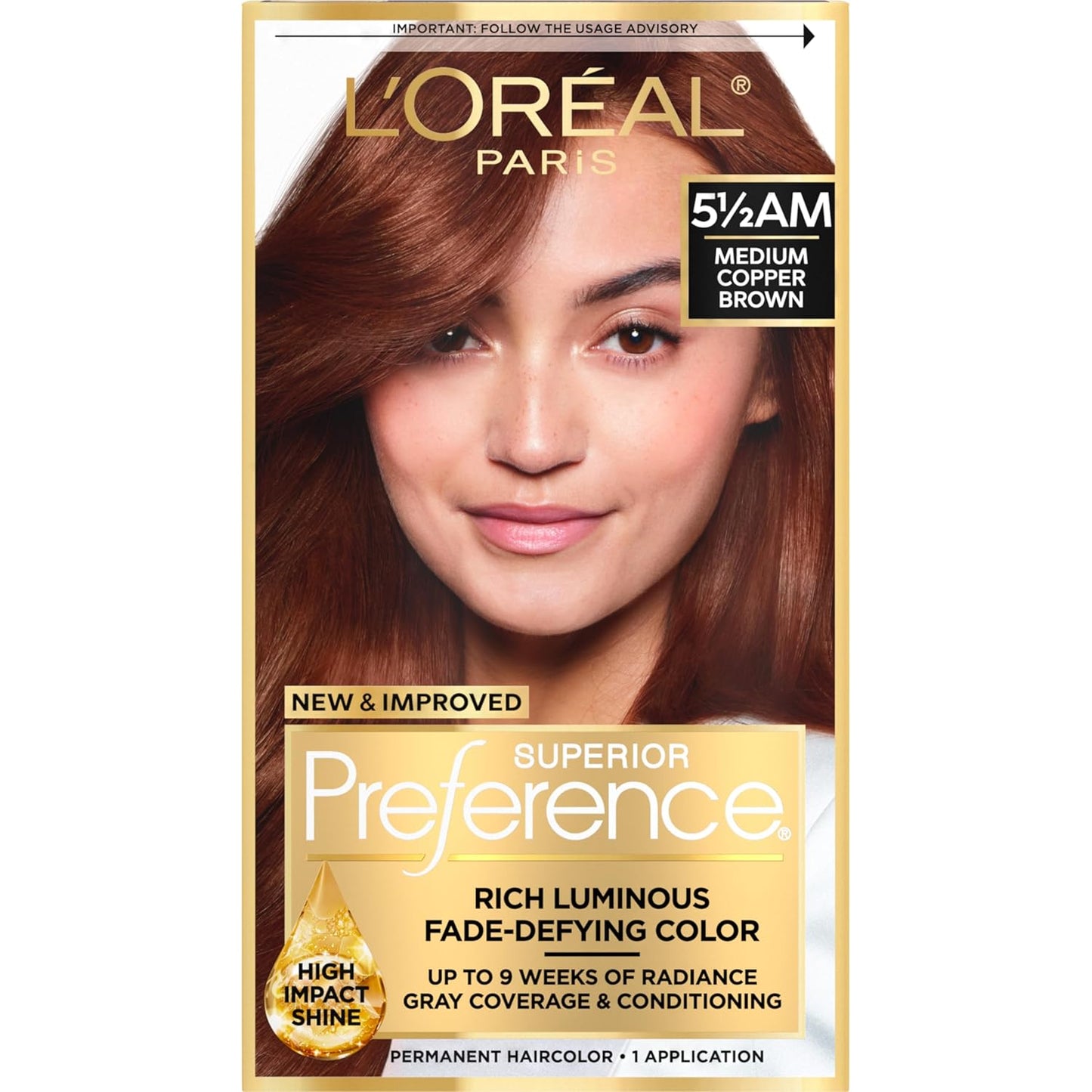 L'Oreal Paris Hair Color - Superior Preference Dark Ash Blonde 7A | Fade-Defying Permanent Dye for 9 Weeks of Radiance