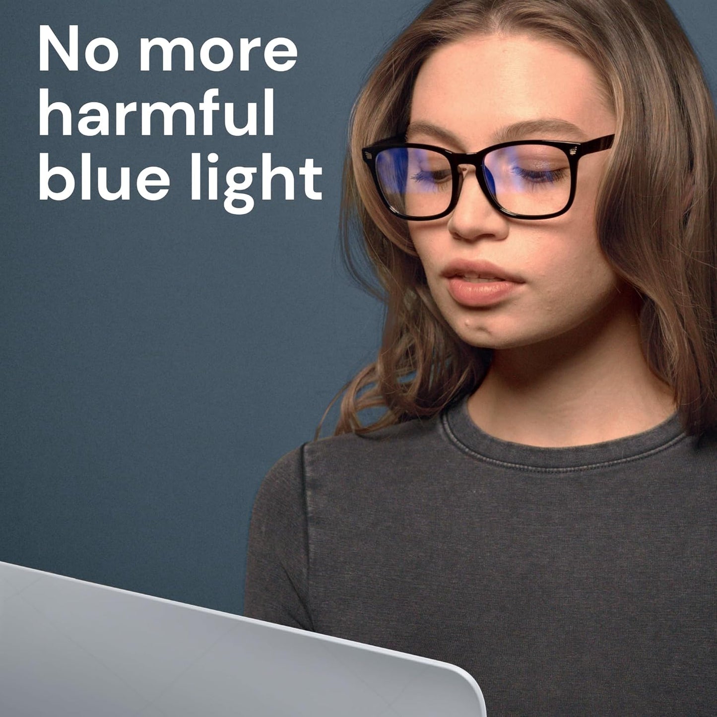Gaoye Blue Light Blocking Glasses - Square Eyewear Frames for Men & Women | Anti-UV Computer Gaming Specs