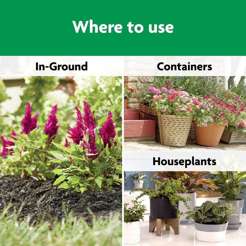Miracle-Gro Shake 'N Feed All Purpose Plant Food - Outdoor and Indoor Plant Food for In-Ground and Containers, Feeds for up to 3 Months, 4.5 lbs.
