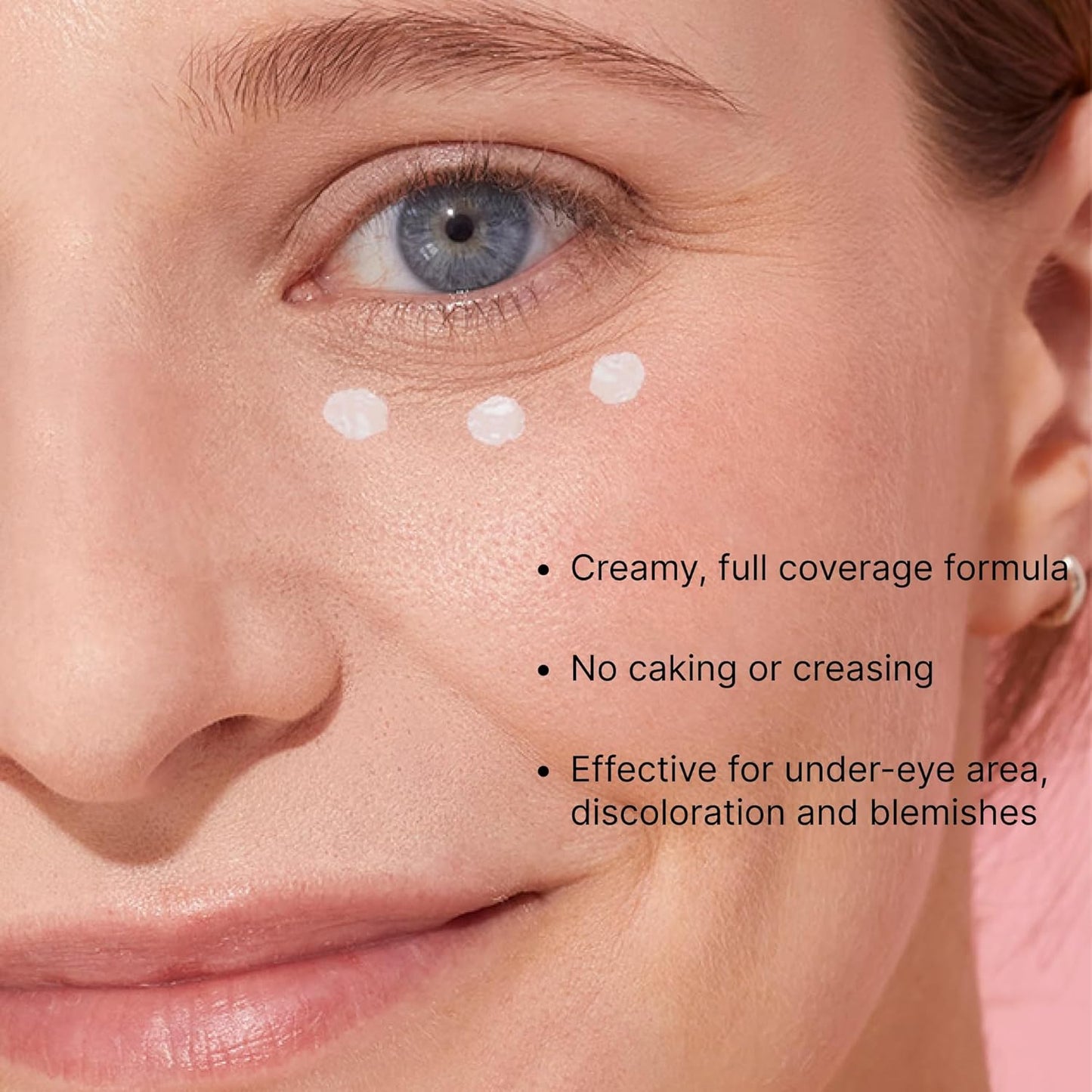 Winky Lux Peeper Perfect Under Eye Concealer - Full Coverage Dark Circle Corrector with Collagen & Hyaluronic Acid | Very Fair
