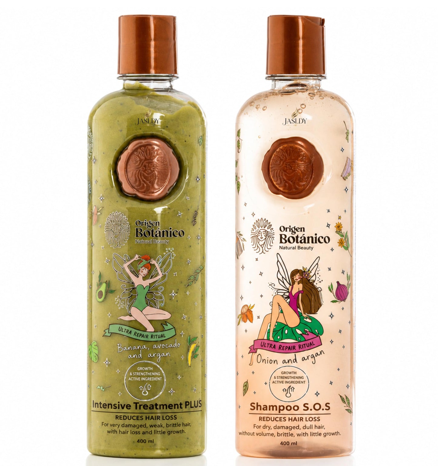Ritual Botánico Onion Shampoo con Aceite de Argan + Intensive Plex Treatment + Botanical Bomb Mask + DUO Termoprotector – Smoothing Natural Shine & Strength for All Hair Types (KIT 5 + GIF)