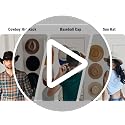3-Inch Wall Hat Hooks (8 Pack) - Strong Adhesive Minimalist Organizer