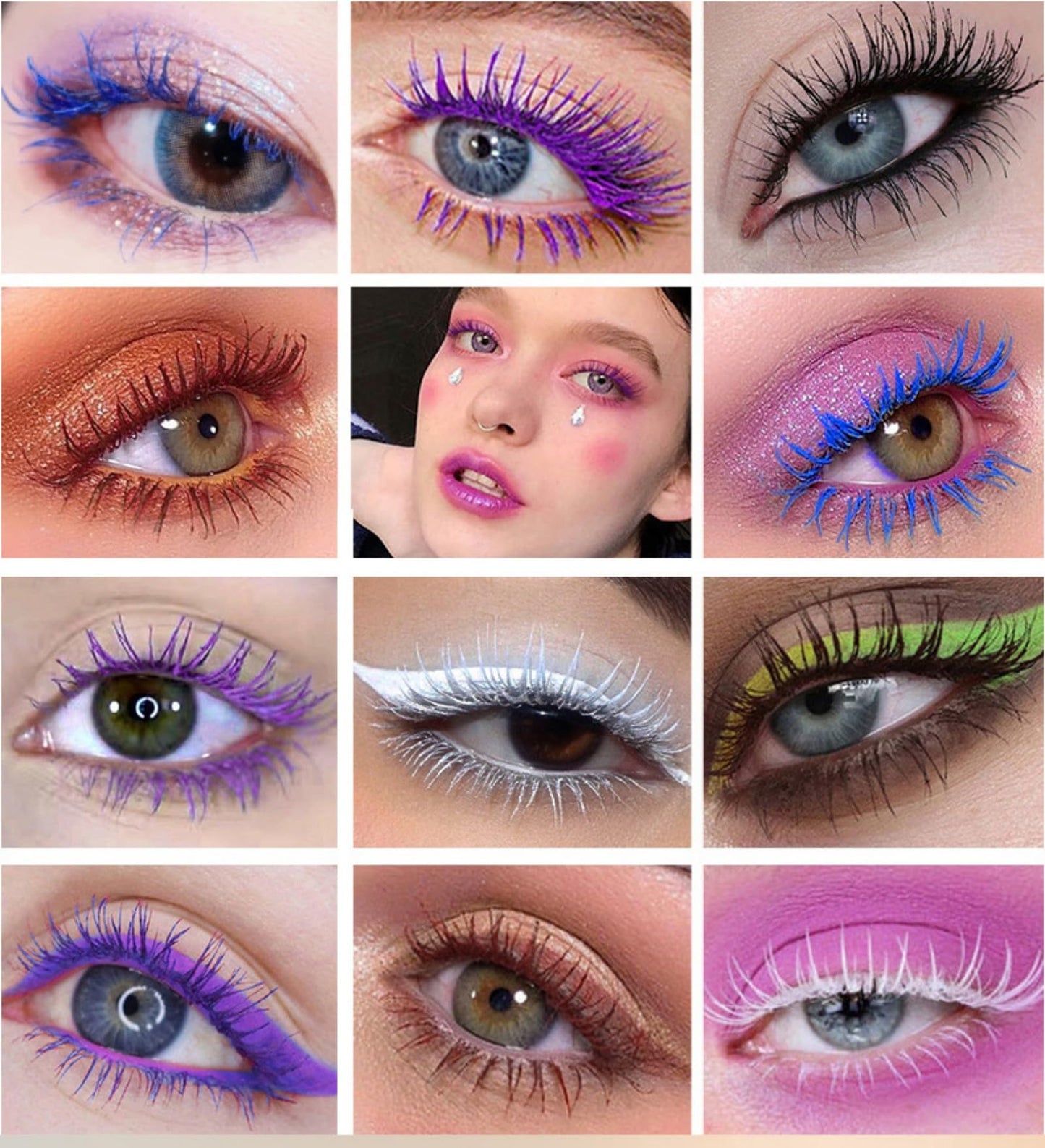 MAEPEOR 5D Silk Fiber Mascara Fuller & Voluminous Colored Eyelash Natural Waterproof Smudge-proof Mascara