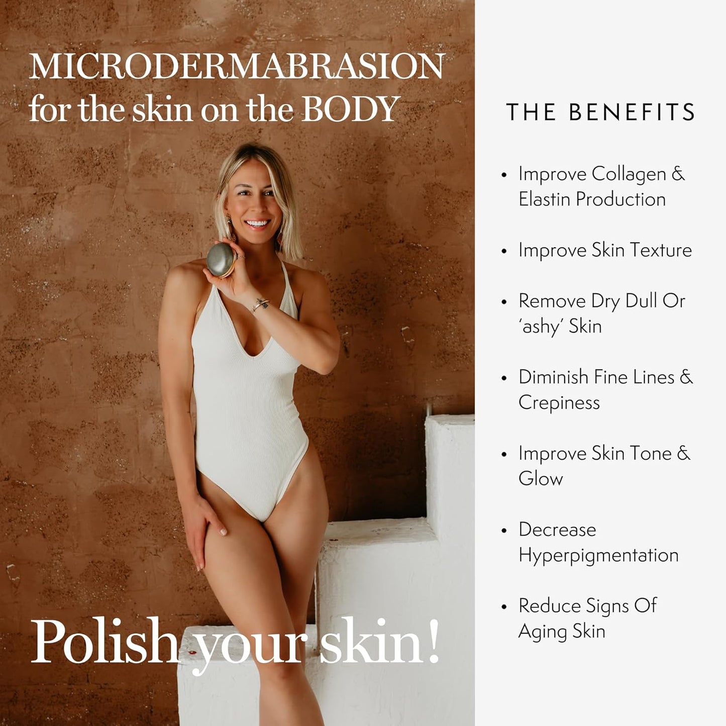 FIRMAGLOW® Microdermabrasion Device - Spa Quality Skin Resurfacing Tool | All Skin Types, Diamond Surface