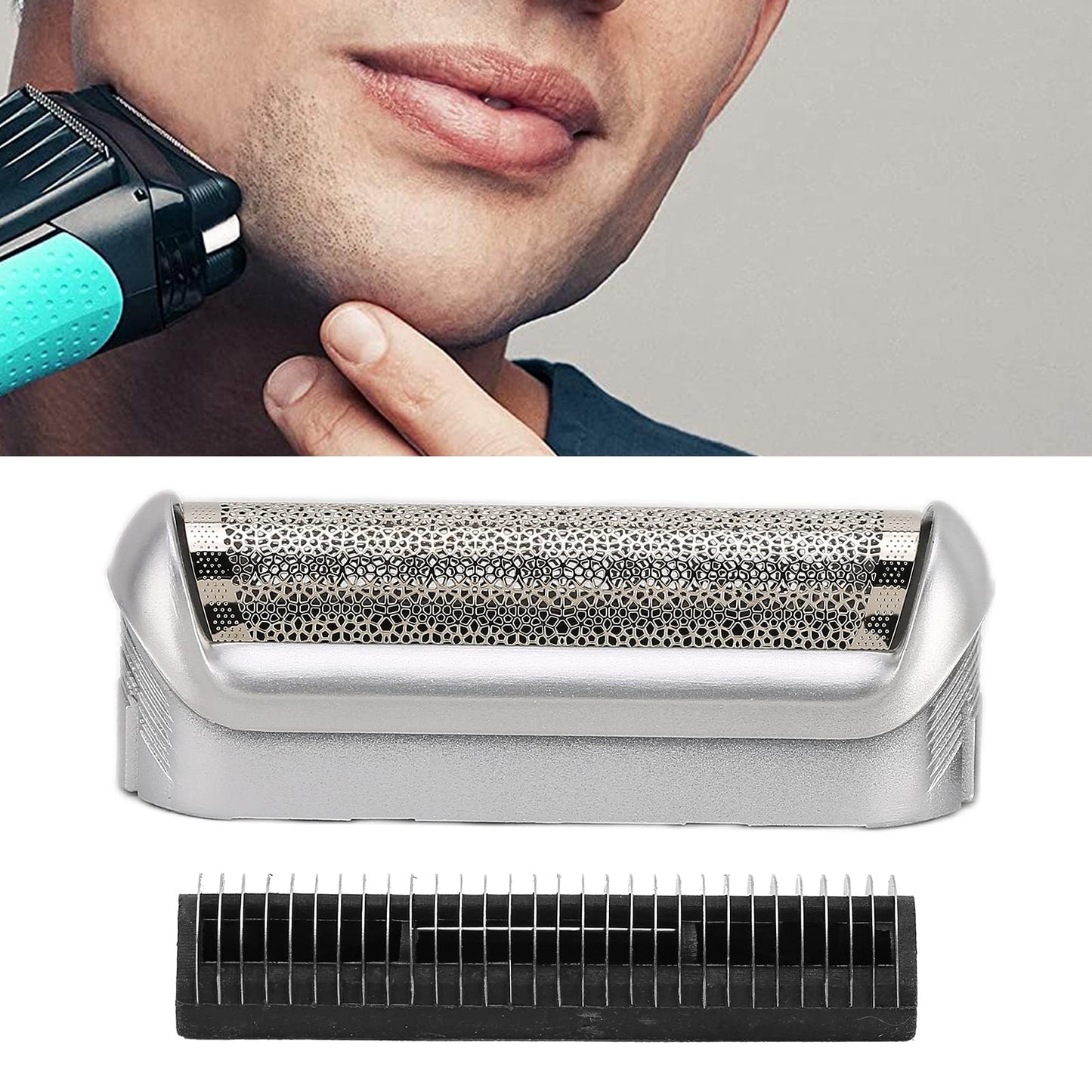 5s Replacement Foil & Cutter for Compatible with Replacement Shaver Part Cutter Accessories Replacement Kit for M90 M60 P40 P50 P60 P70 P80 555 575 370-5S