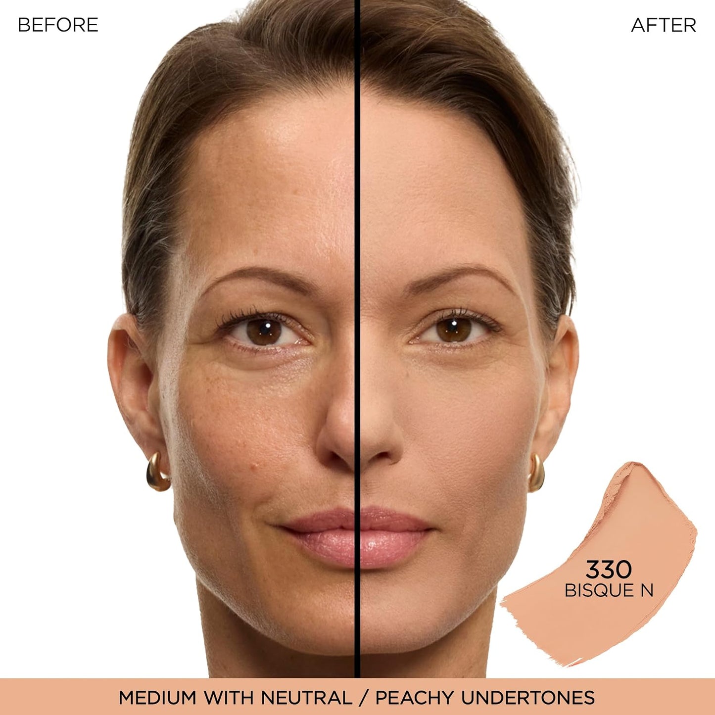 Lancôme Teint Idole Shape Stick - Multi-Use Foundation & Concealer, Hydrating Medium to Full Coverage | Natural Matte Finish, All Skin Types