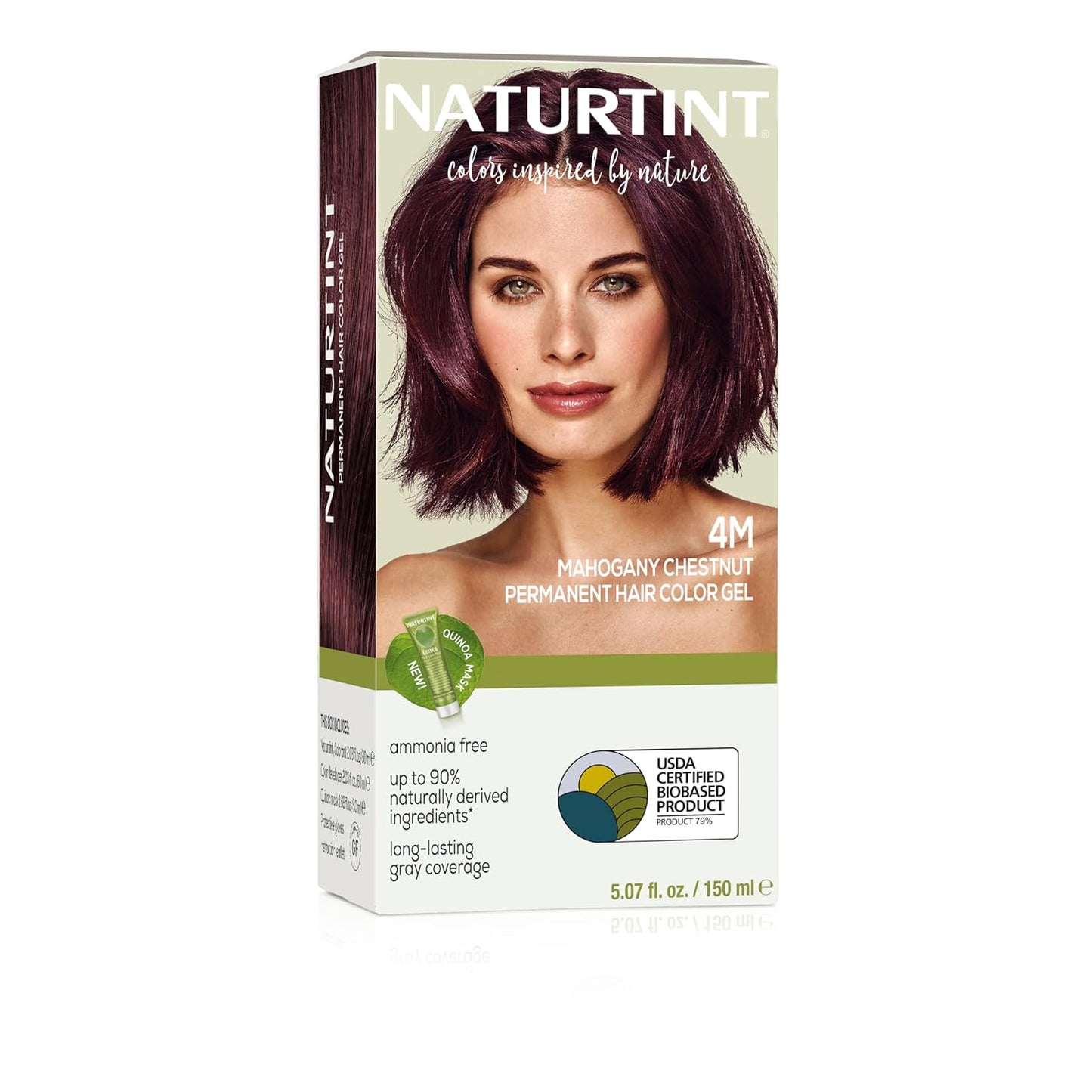 Naturtint 7N Hazelnut Blonde Permanent Hair Color | Ammonia-Free, Vegan, 100% Gray Coverage, Long-Lasting Results
