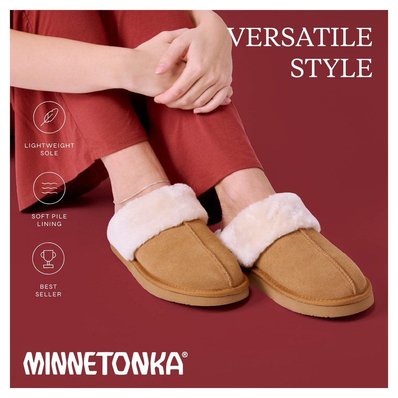 Minnetonka Women's Chesney Scuff Flat
