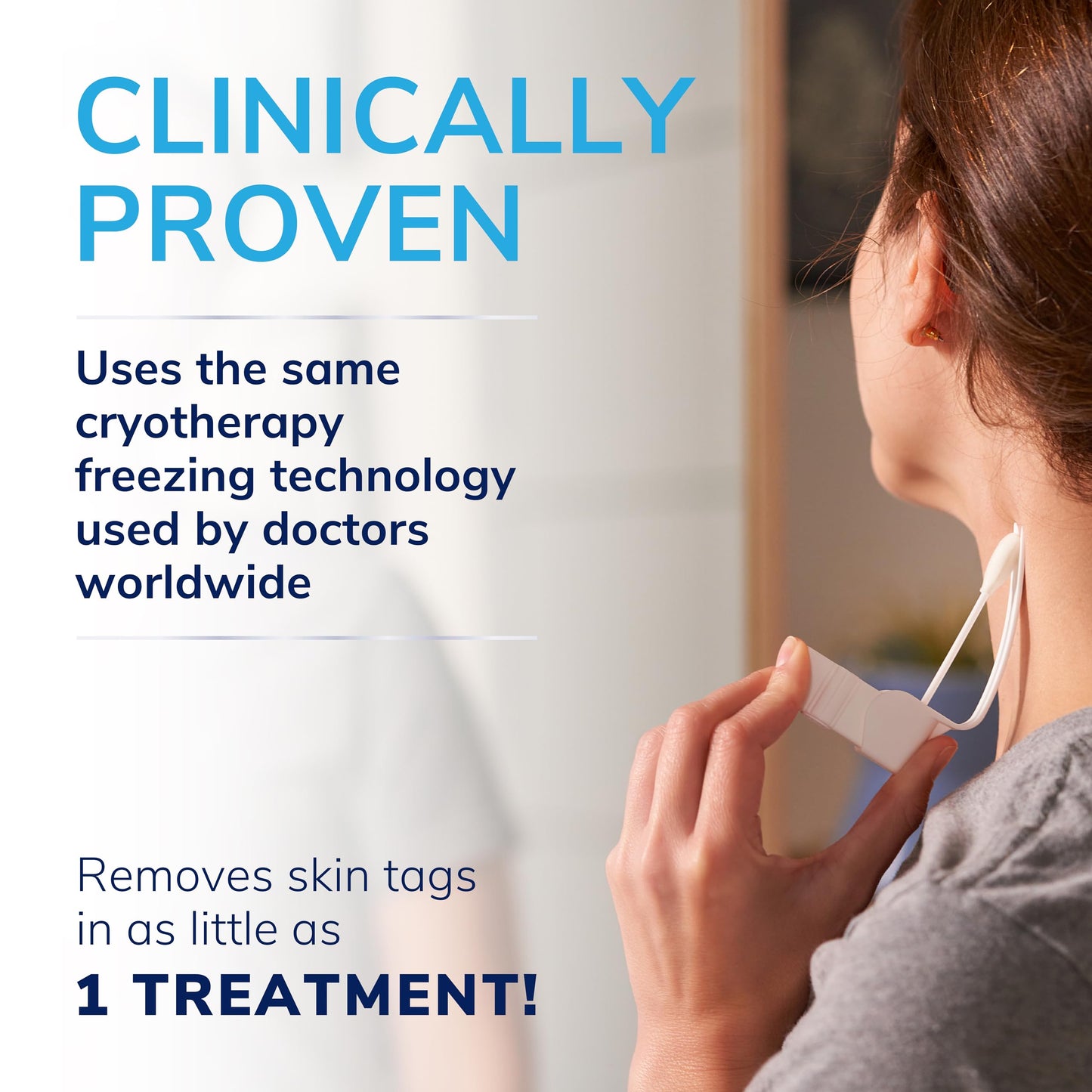 Dr. Scholl's Complete Care Skin Tag Remover Kit, 12 ct – Removes Skin Tags in As Little As 1 Treatment, FDA-Cleared & Clinically Proven, Permanent Results, Plus Serum