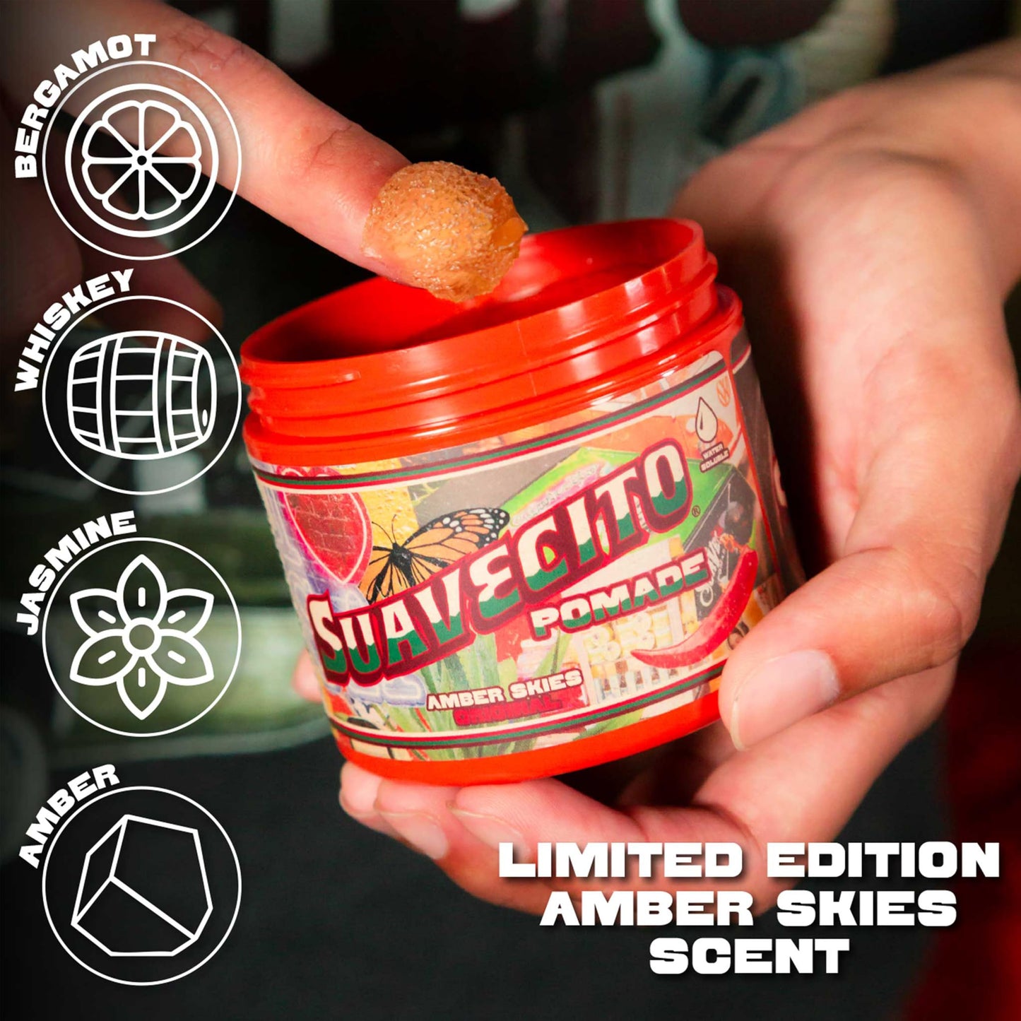 Suavecito Pomade For Men - Medium Hold Shine Water Based oz Pack Wax Like Flake All Day Hair Free Gel Hairstyles Easy To Wash Out