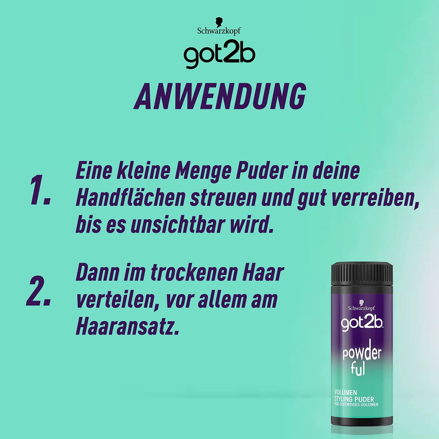 Got2B Schwarzkopf Powder'Ful Volumizing Styling Powder, 10g
