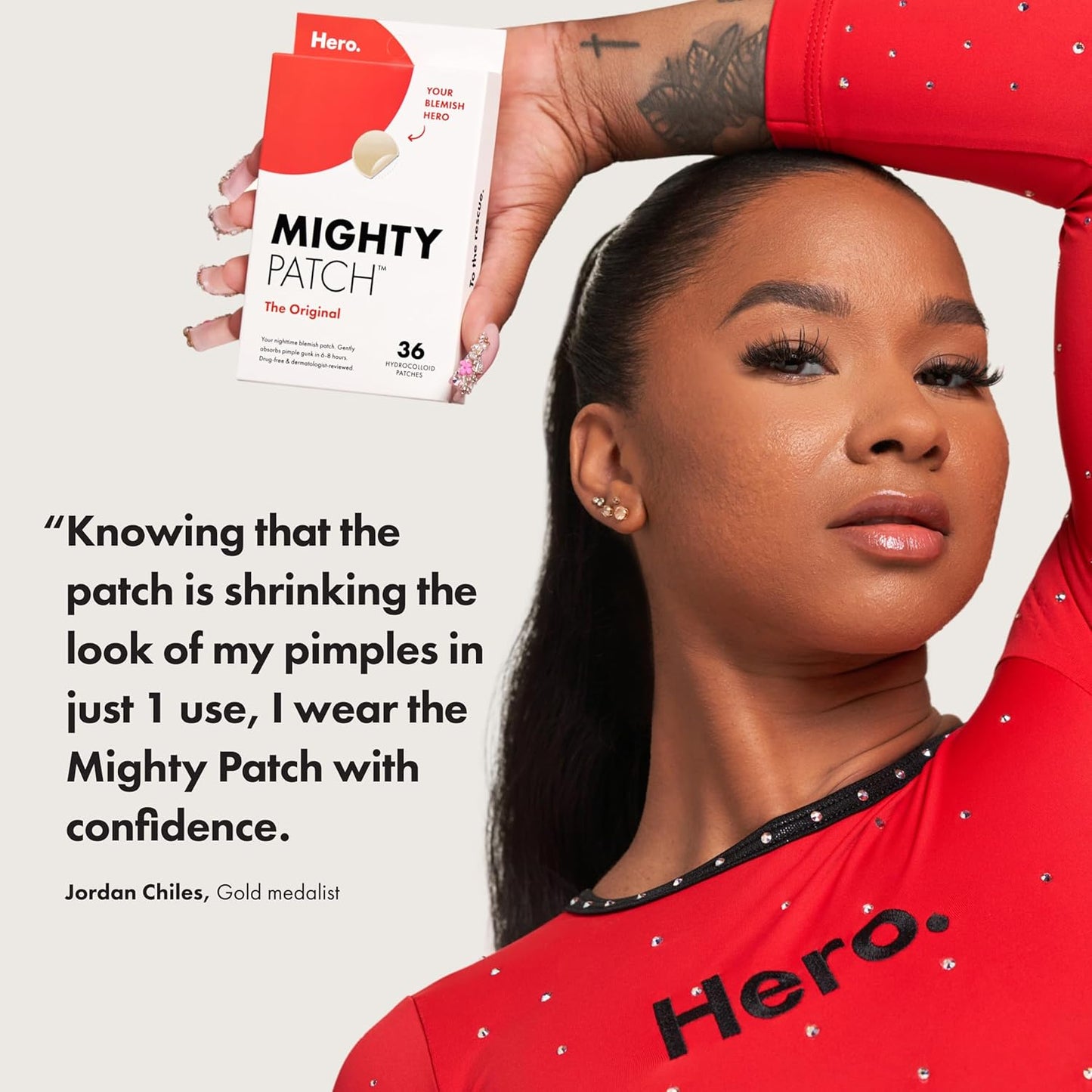 Mighty Patch Original - Hydrocolloid Acne Pimple Patches for Zits & Blemishes | Vegan, 36 Count