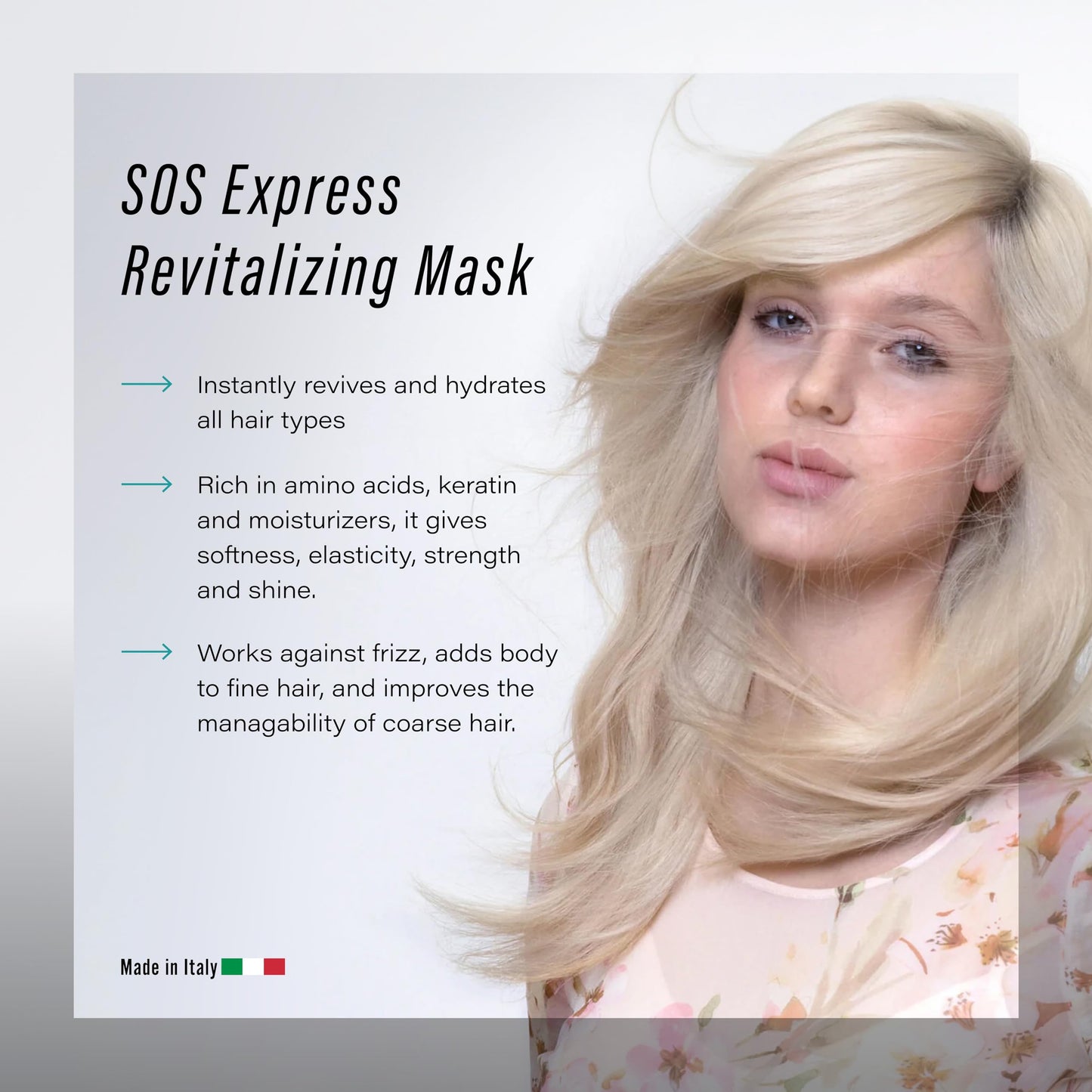 ENVIE LUXURY SOS Express Deep Conditioner Hair Mask, Moisturizing Conditioner, Hair Masque, 250mL