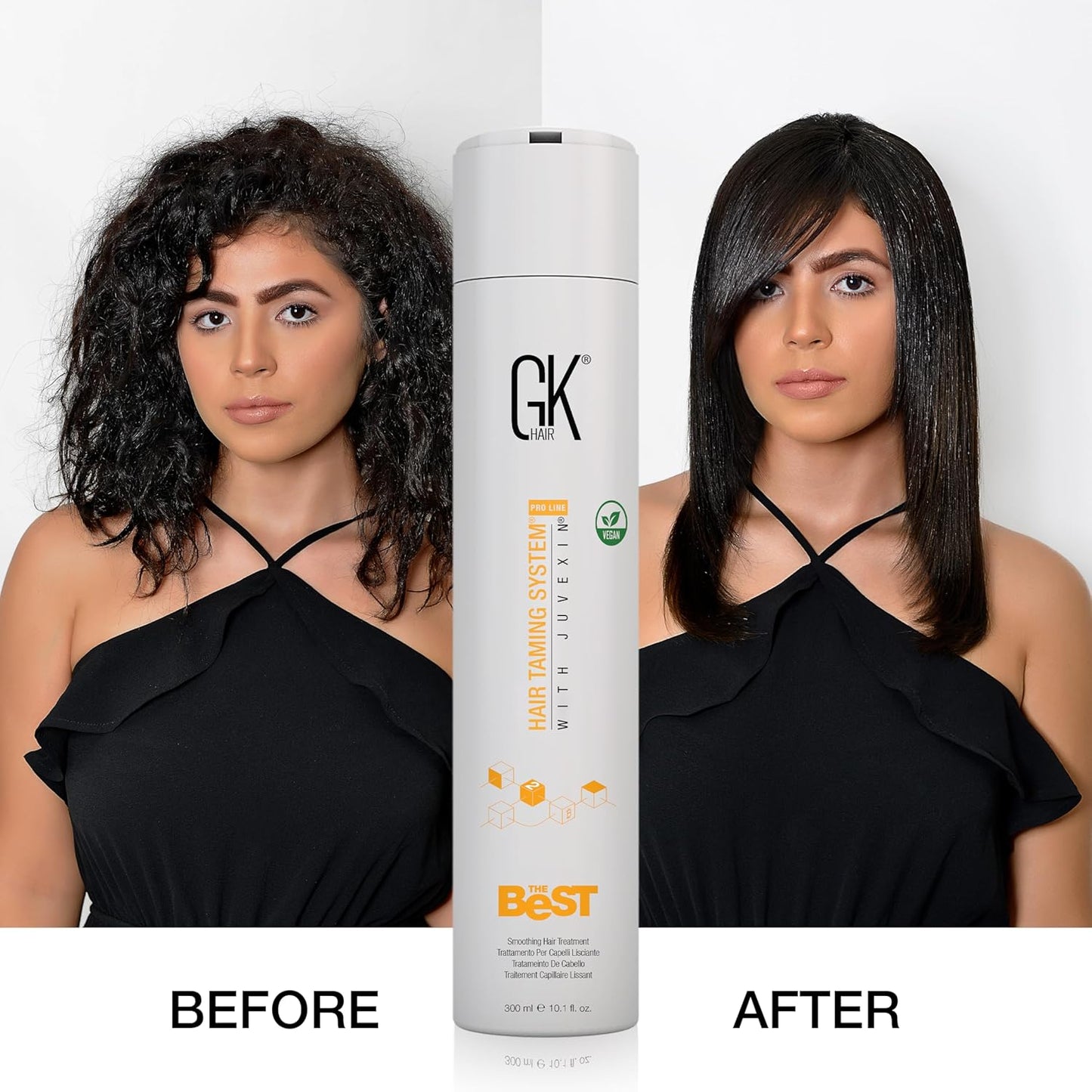 GK HAIR Keratin Hair Treatment - Professional Smoothing Complex for Silky, Frizz-Free Hair | 33.8 Fl Oz (1000ml)