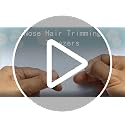 Ausomtek Nose & Ear Hair Trimming Scissors - Stainless Steel Grooming Kit