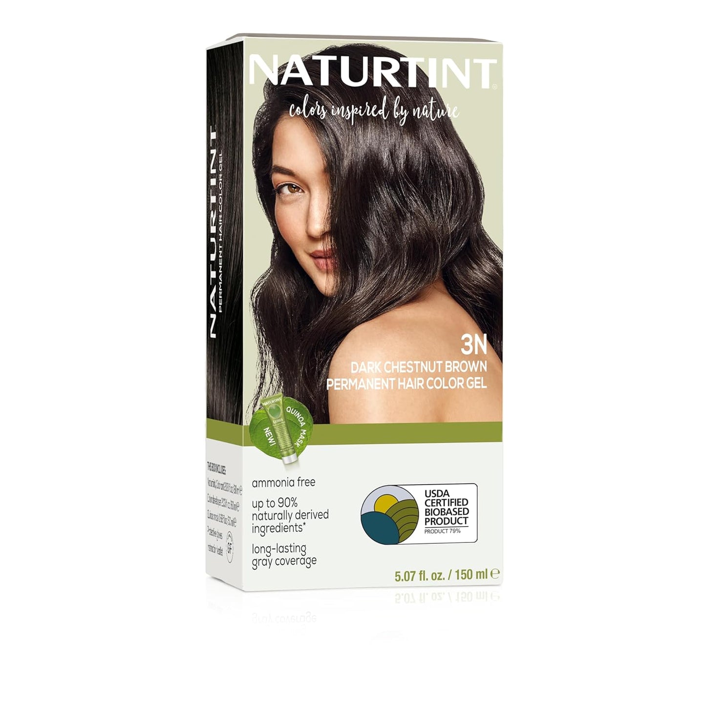 Naturtint 7N Hazelnut Blonde Permanent Hair Color | Ammonia-Free, Vegan, 100% Gray Coverage, Long-Lasting Results