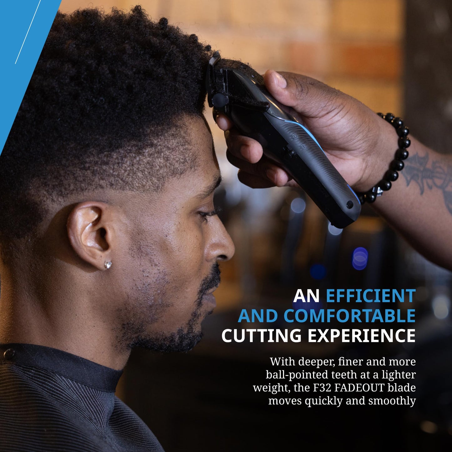 Wahl Professional 5-Star Vapor Clipper with F32 Fadeout Adjustable Balding Blade, Adaptable Speed Control, Cord/Cordless