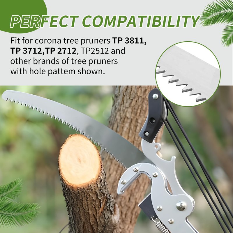 12” Pole Pruner Saw Blade Replacement for Corona TP 3841, TP 3811, TP 3714, TP 3712, TP 3702, TP 2712, TP 2612, TP 2512 & Other Most Brands Pruning Saws & Tree Trimmers