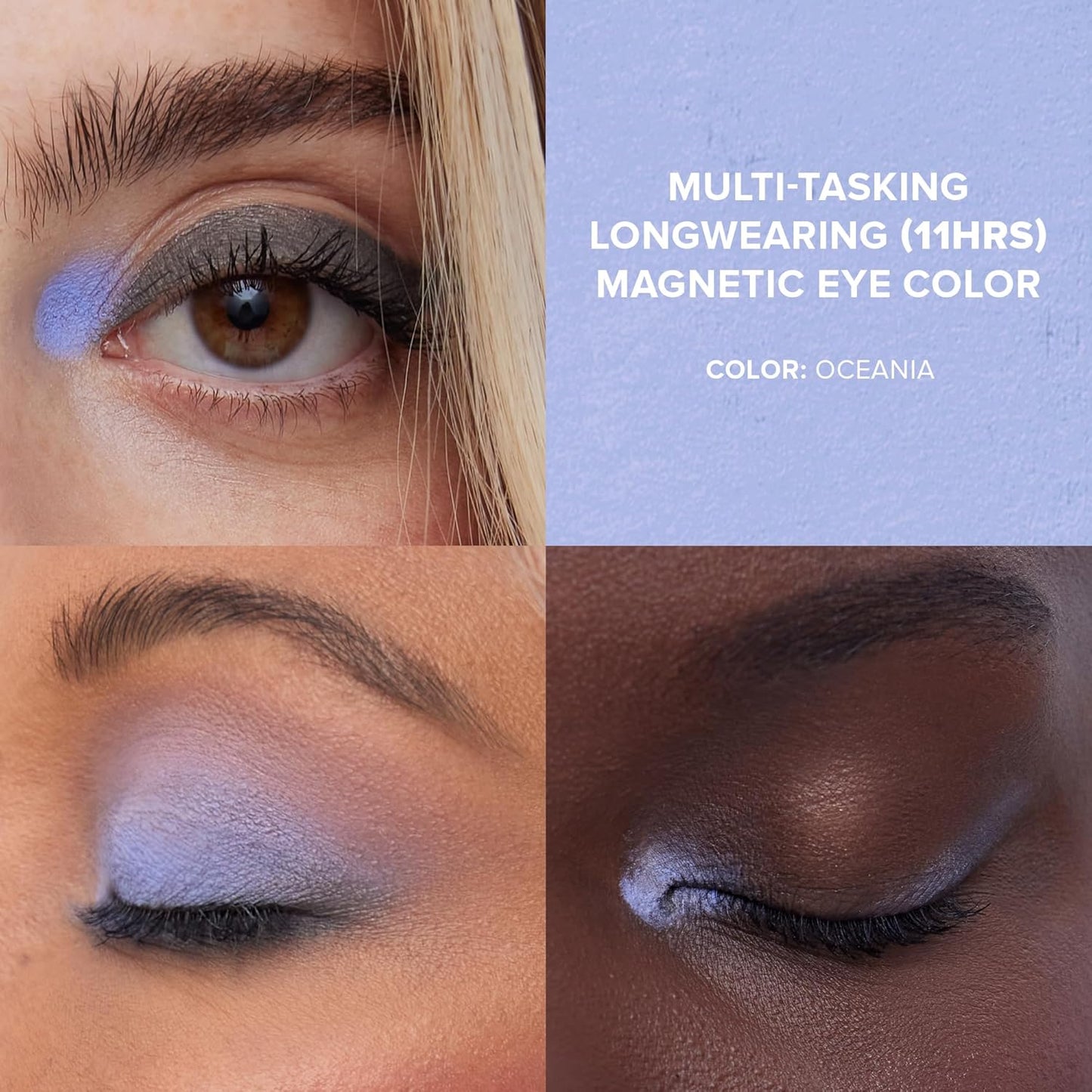 Nudestix Magnetic Matte Eye Color - 3-in-1 Long-Wear Cream Eyeshadow Pencil | Waterproof, Vegan & Cruelty-Free Makeup