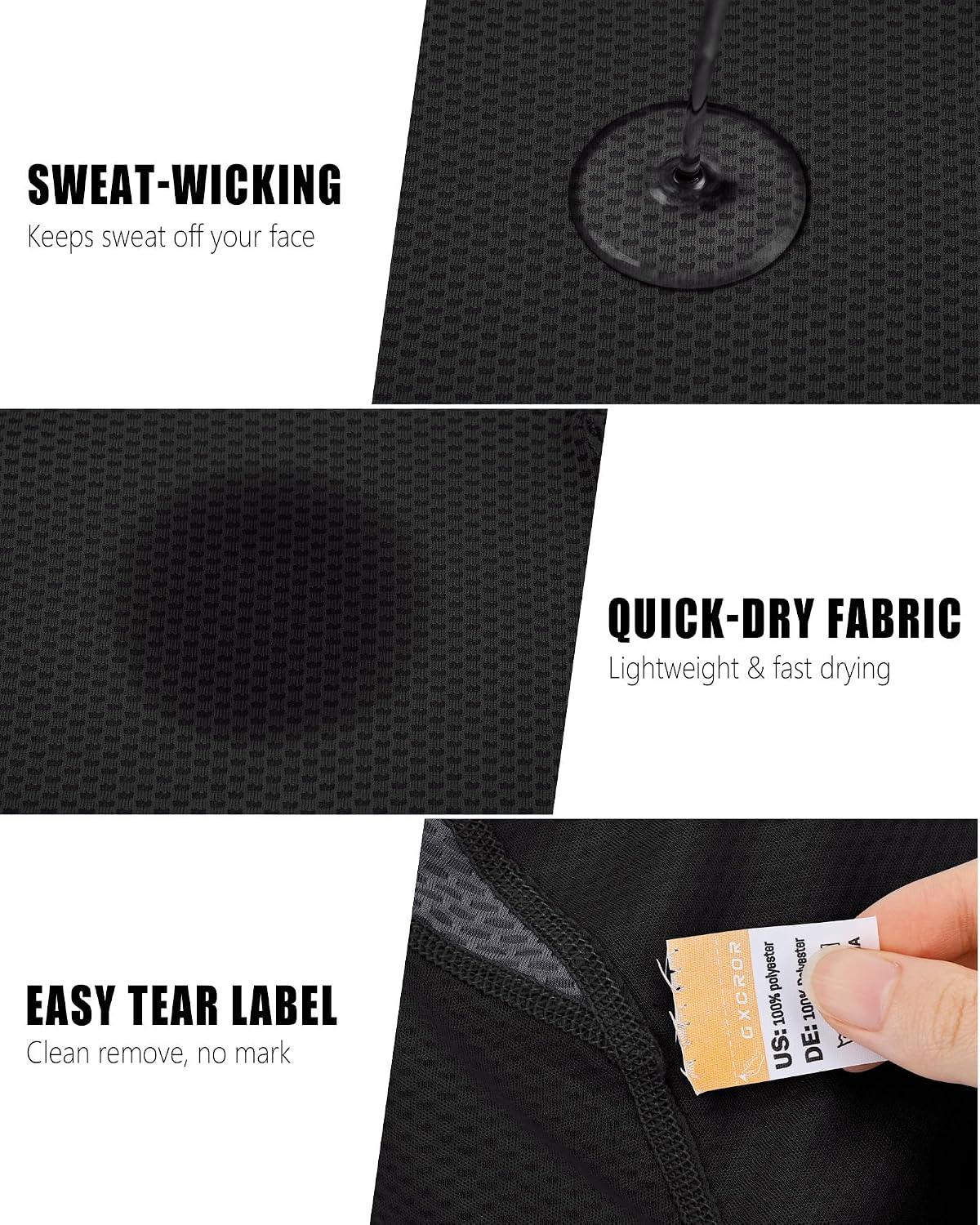 Cooling Skull Cap Durag | Sweat-Wicking Head Wrap for Cycling, Running & Motorcycle | Breathable Doo Rag