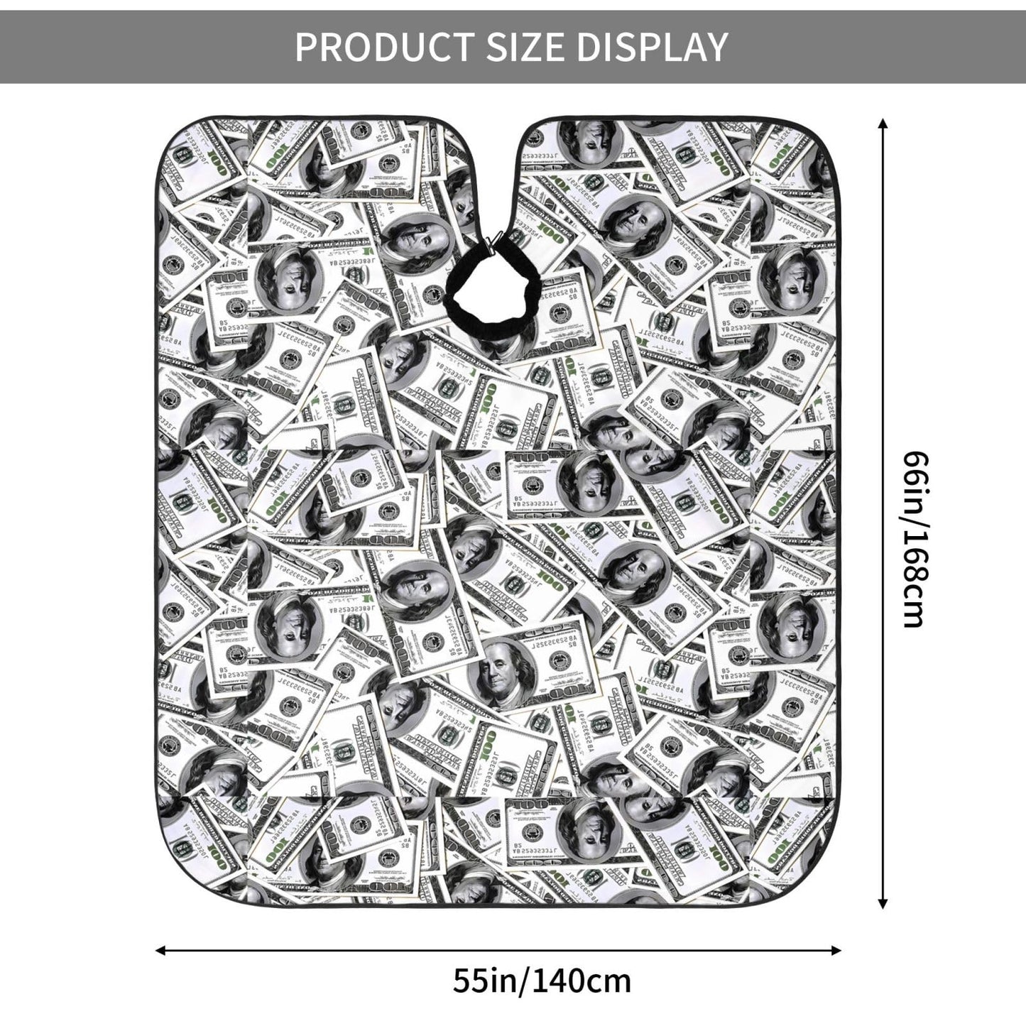 Bill Dollars Vintage Hair Cutting Barber Cape Hair Salon and Dyeing Styling Cloth for Women/Men