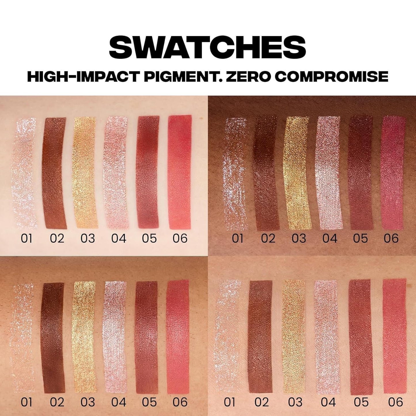 Liquid Eyeshadow STAY-N - Longwear Buildable Eye Makeup | Highly Pigmented Matte & Shimmer Cream in Candy Dipp’d