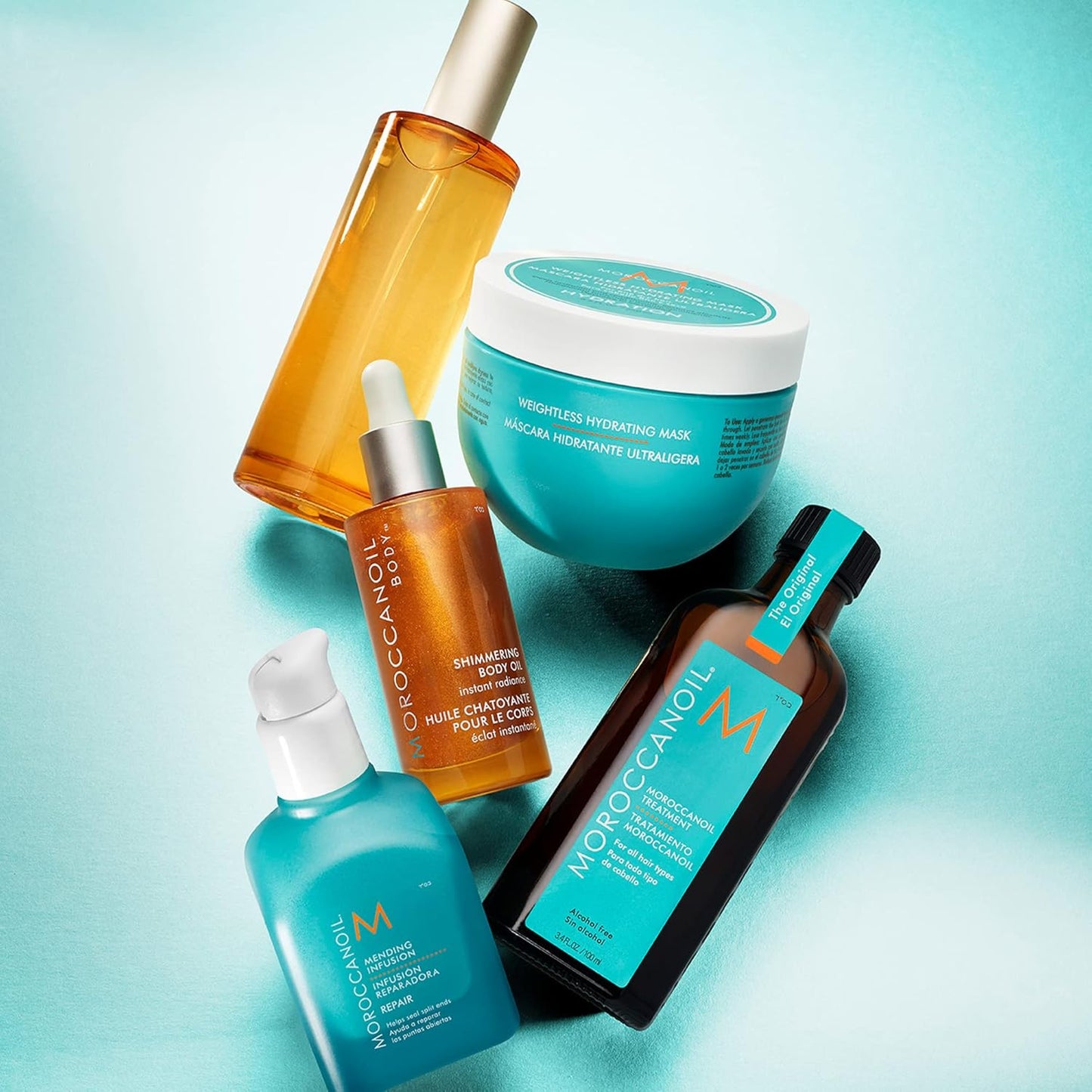 Moroccanoil Weightless Hydrating Hair Mask - Deep Conditioning Treatment for All Hair Types