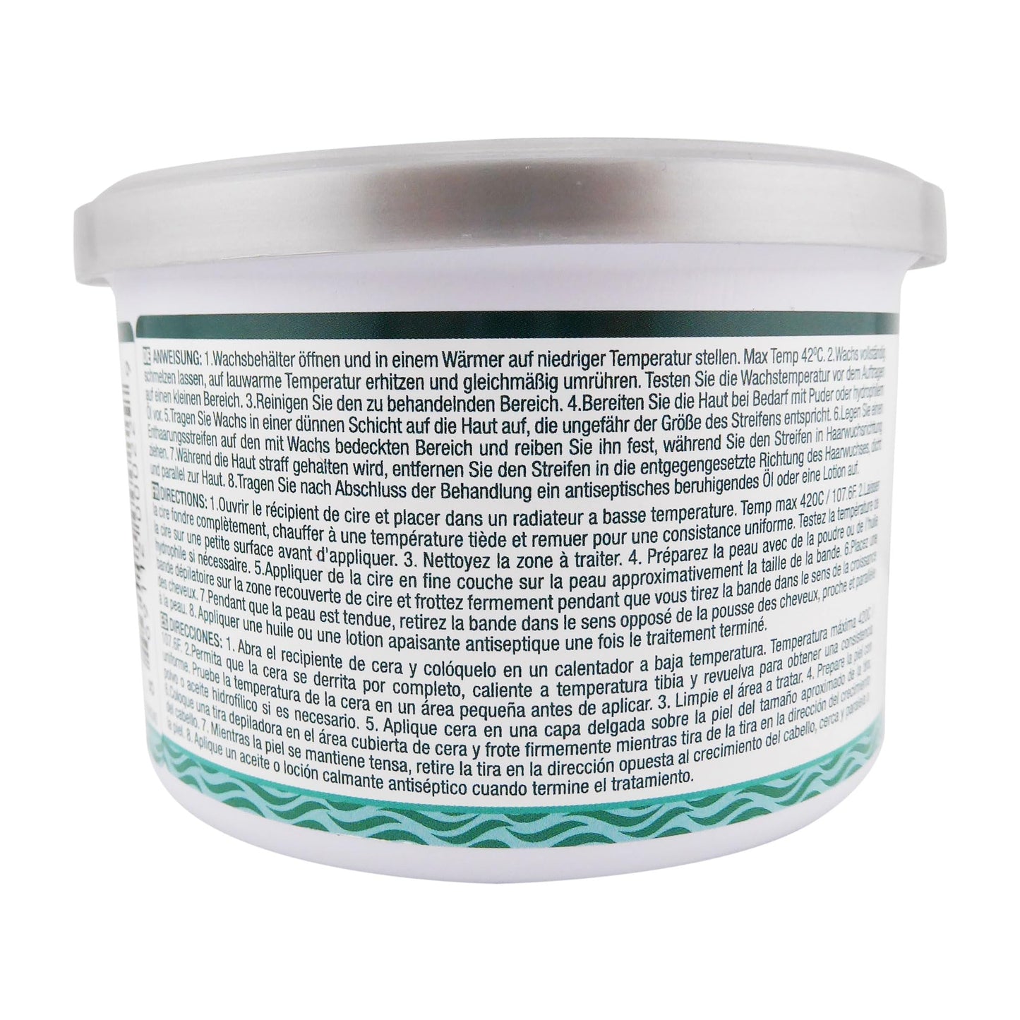 Waxness Soft Wax Tin Marine Blue 14 oz (400 g) – Professional Strip Wax with Polymer Formula for Face & Body – Made in Italy