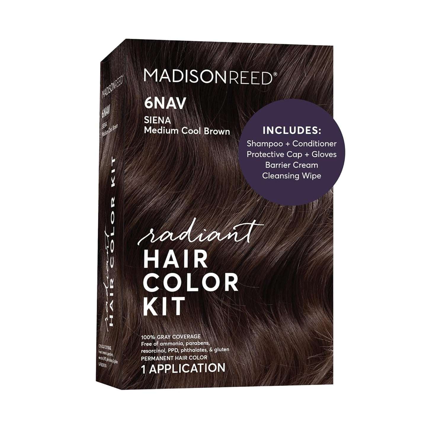 Madison Reed Radiant Hair Color Kit - 5RV Dark Garnet Red | Vivid Permanent Dye for Bold Color & Maximum Shine
