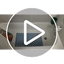 HITSLAM Non-Slip Bathtub Mat, 28x15 Inch TPE with Suction Cups