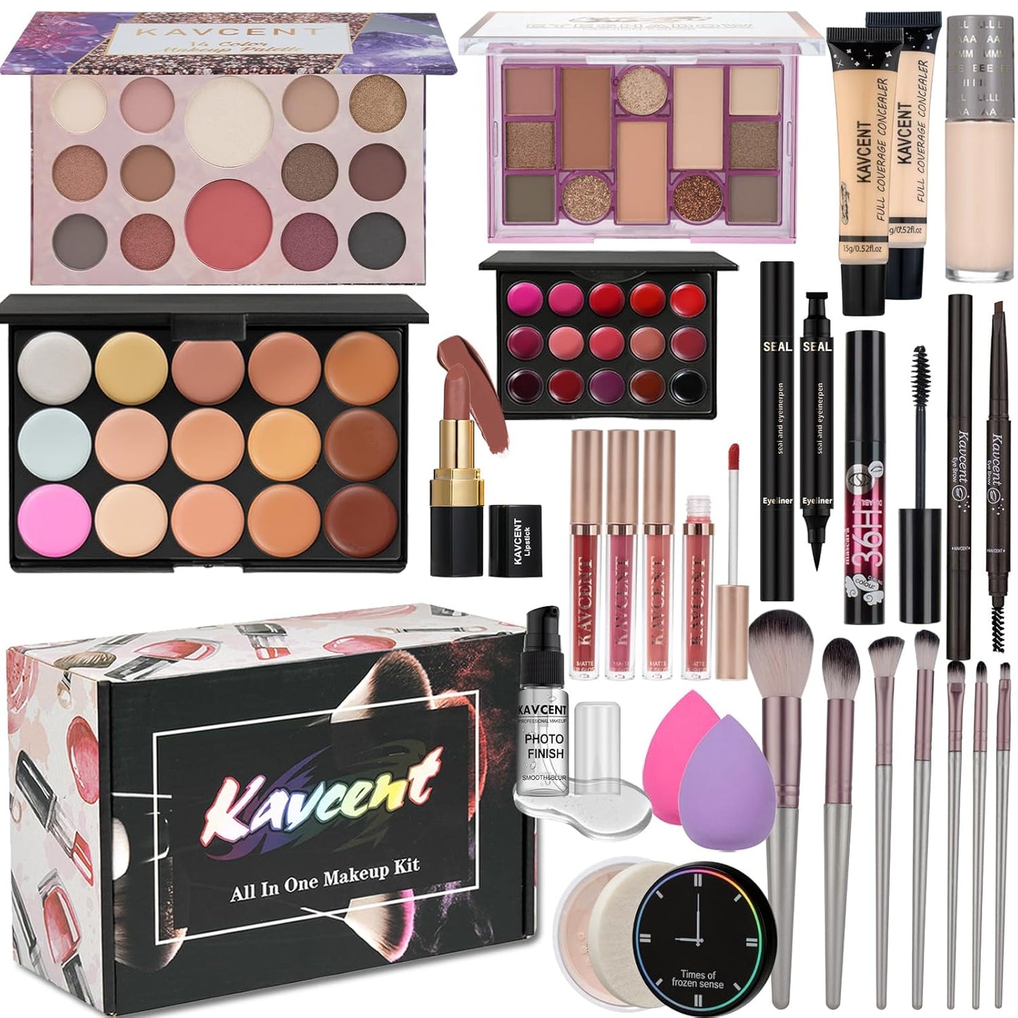 Makeup Kit for Women | Complete Makeup Set for Teens - Eyeshadow Palette & Accessories