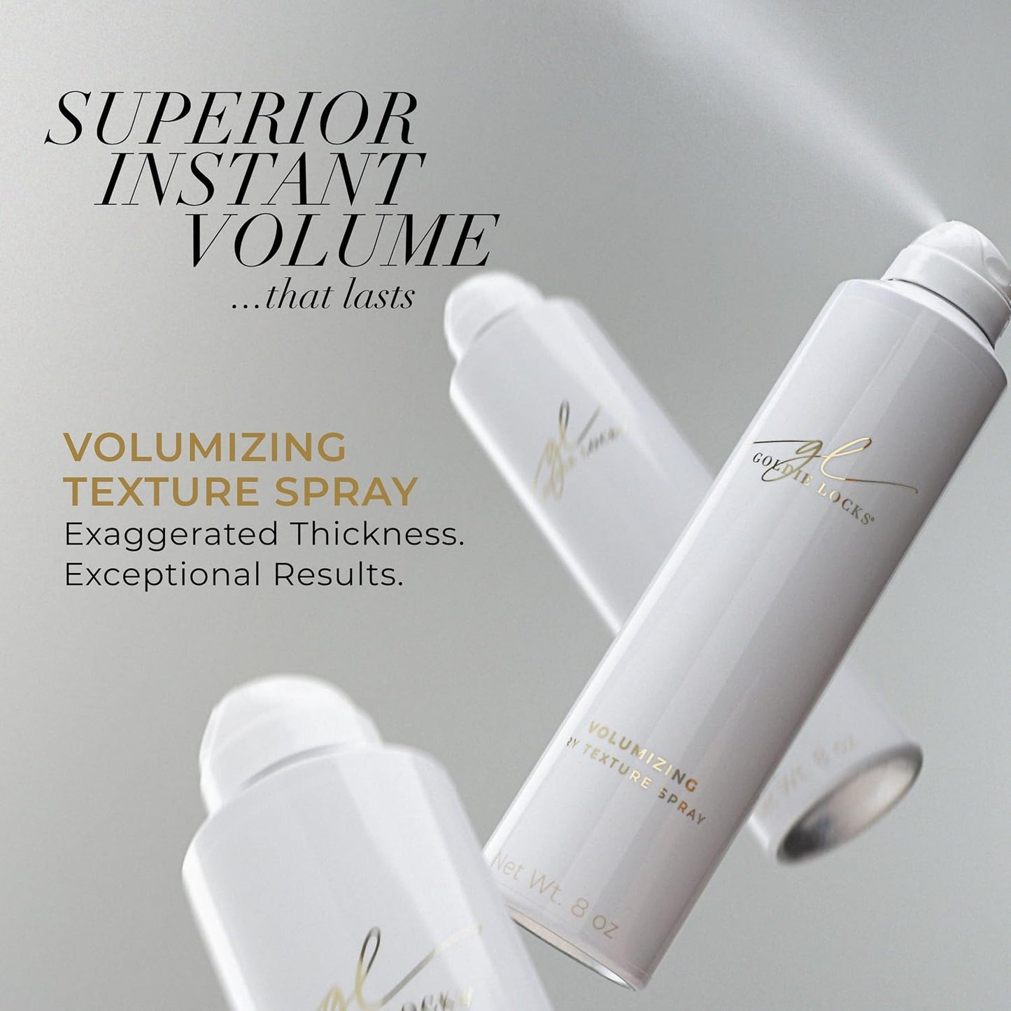 Volumizing Texture Spray - Travel Size 3.4 fl oz | Instant Volume & Lift, Flexible Hold, Invisible Matte Finish