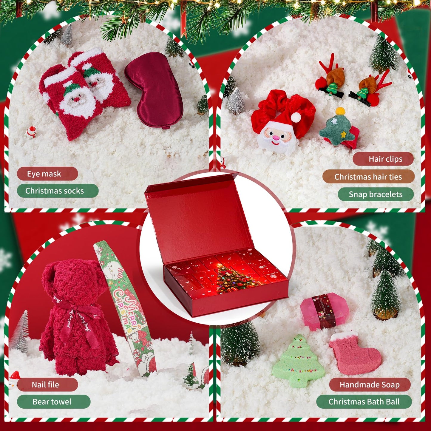 Beauty Advent Calendar 2026, Makeup Advent Calendar for Women, Teen Girls 24 Days, Bath and Body Gifts Sets, Skincare Beauty Gift