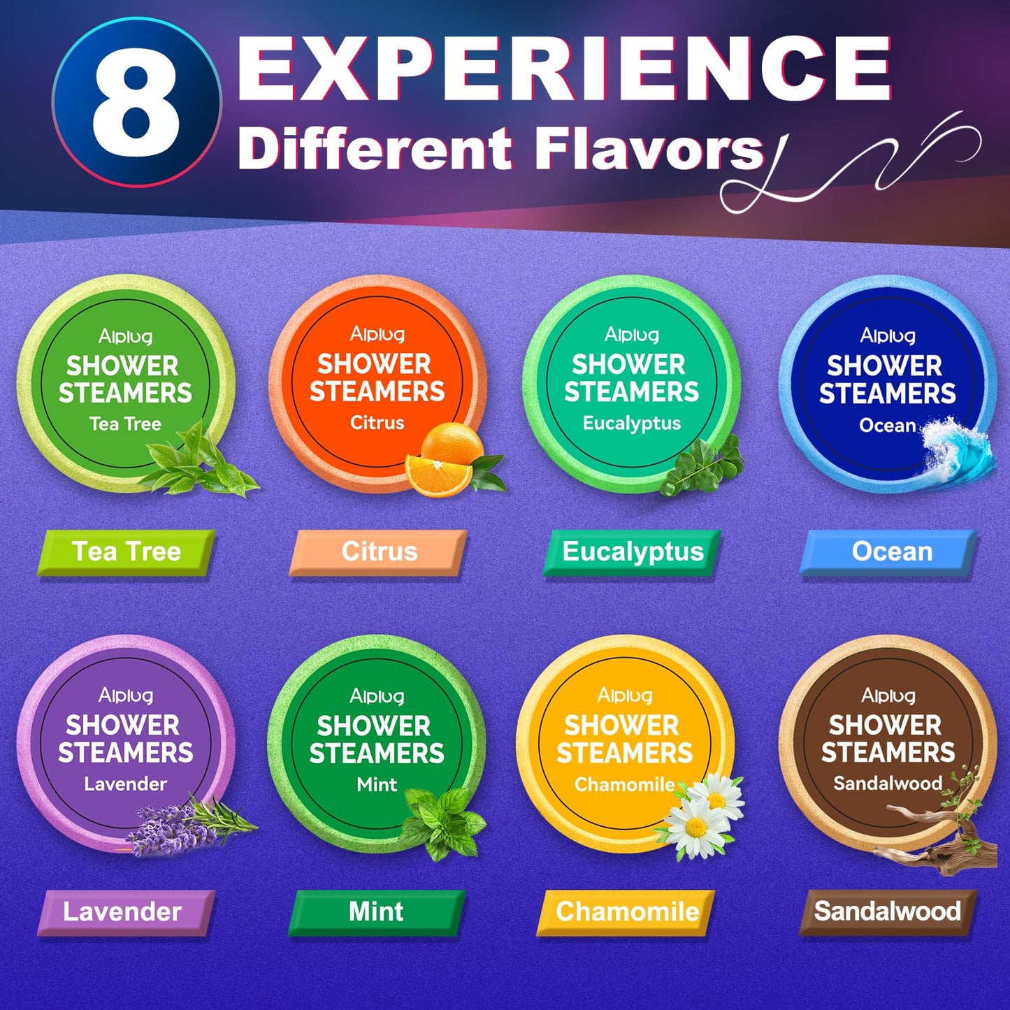Shower Steamers for Men 8 Pack - Gifts for Men, Shower Bombs Aromatherapy with Essential Oils, Fathers Day Gift for Dad Husband from Wife Daughter, Mens Gifts Ideas, Gifts for Mens Who Have Everything