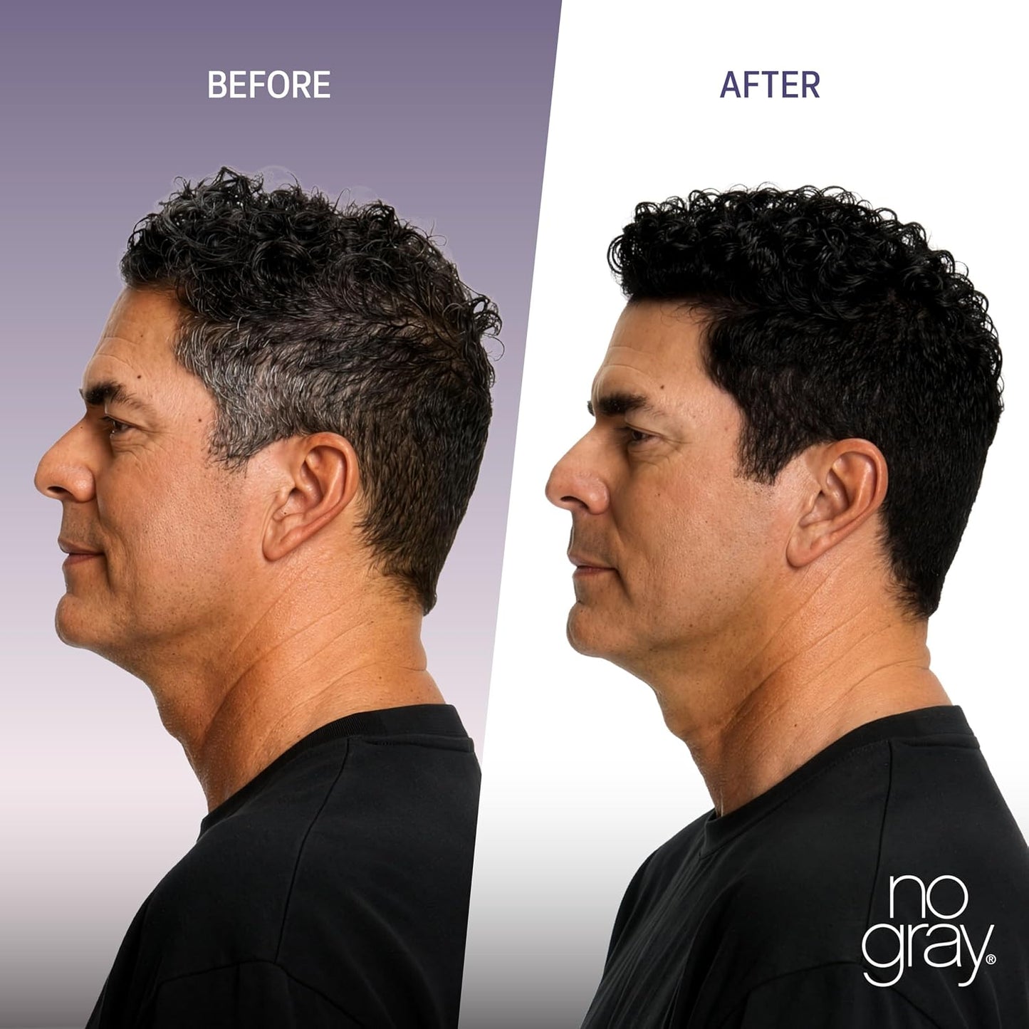 Permanent Hair Color Shampoo - No Gray Quick Formula, Black | 8.45 oz