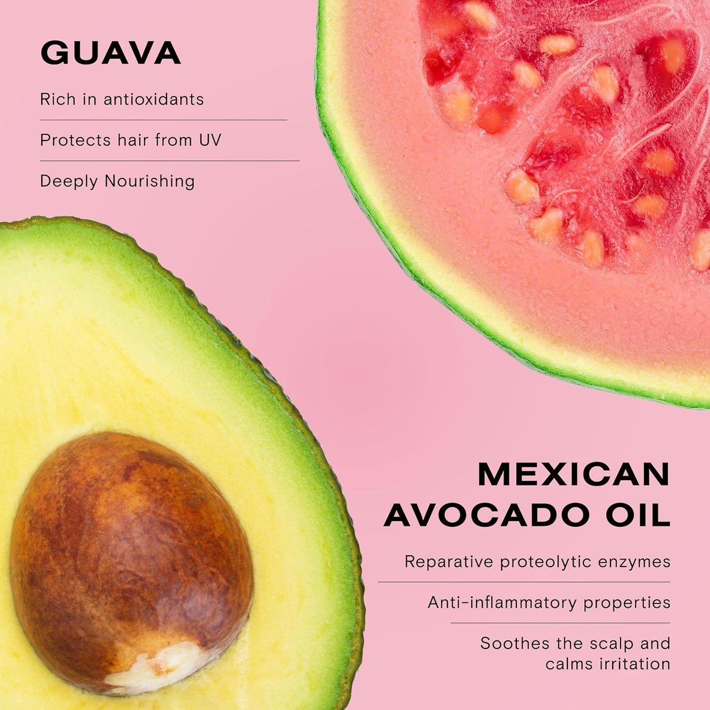 Guava Rescue Spray - UV & Heat Protective Detangler with Antioxidants | 2 fl oz for All Hair Types