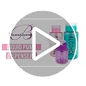 PANA 10oz Clear Push Down Pump Dispenser Bottle for Cosmetics & Nail Polish - with Flip Top Cap