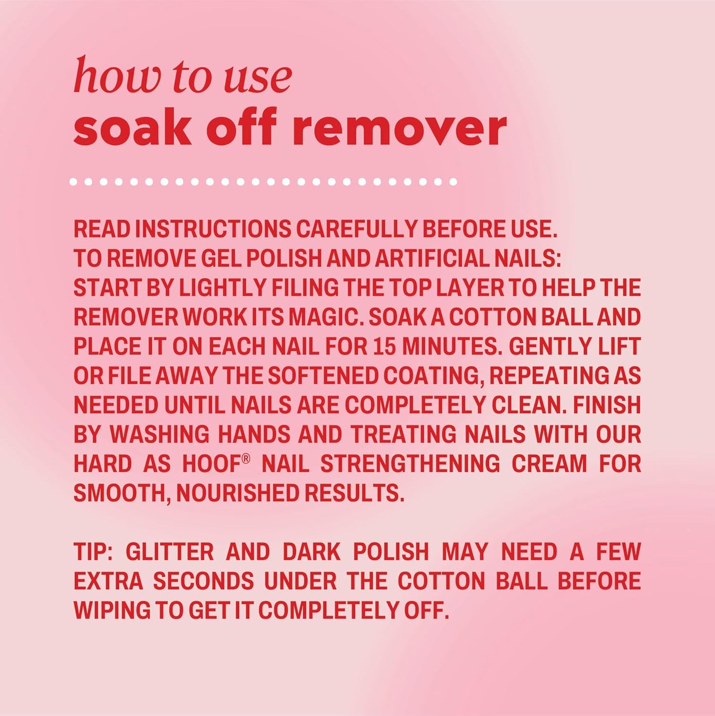 Coconut Scented Nail Polish Remover - Maximum Strength Gel Formula with Vitamin E & Grape Seed Oil | 16 oz