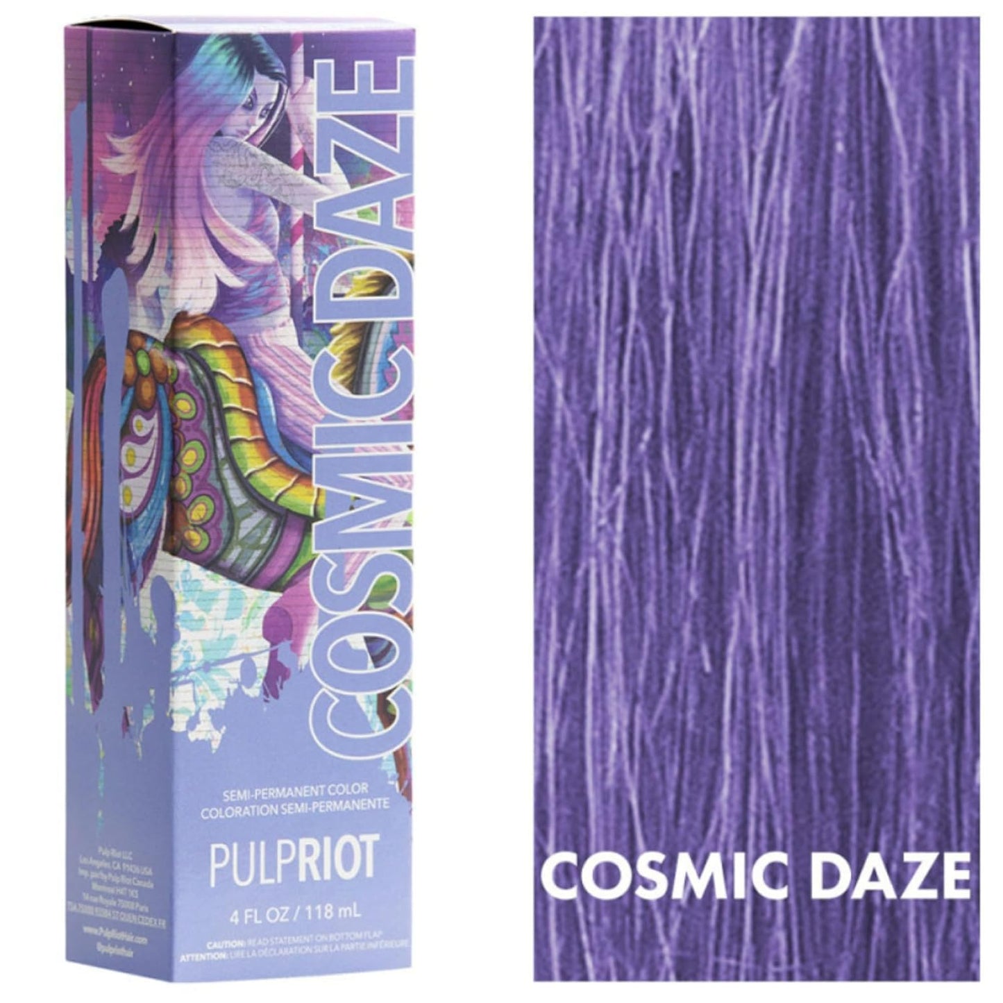 Pulp Riot Semi-Permanent Hair Color - Cosmic Daze 4 oz | Vibrant, Long-Lasting Color