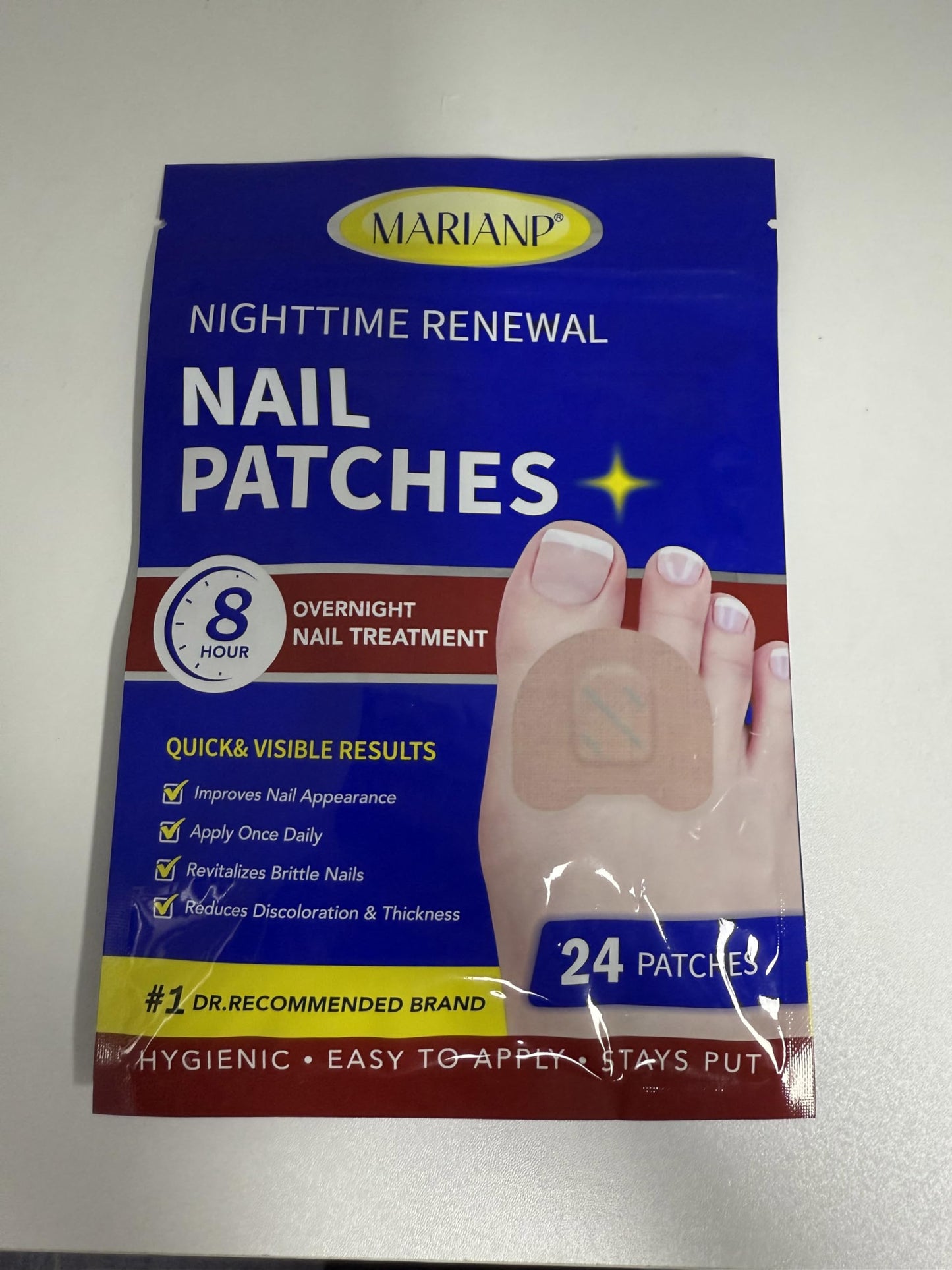 Toenail Fungus Treatment Extra Strength, 24 Pcs Fungal Nail Patches for Toenail Fungus Treatment Overnight, Nail Repair for Damaged Nails, Toenails Care Supplies, Restore Discoloration and Thickness